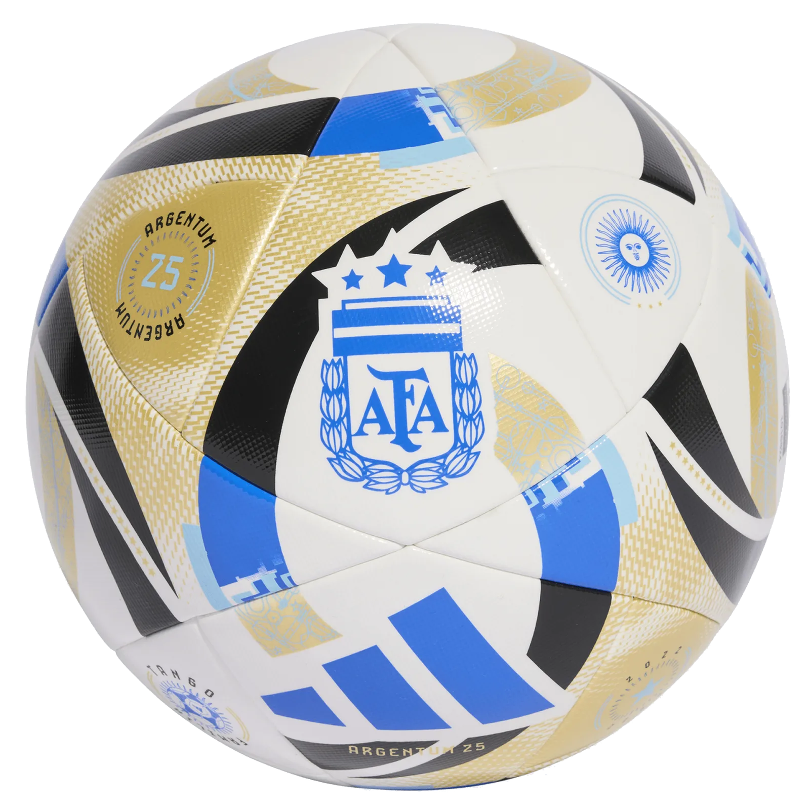 adidas Argentina Competition 2025 Ball (White/Ice Blue)