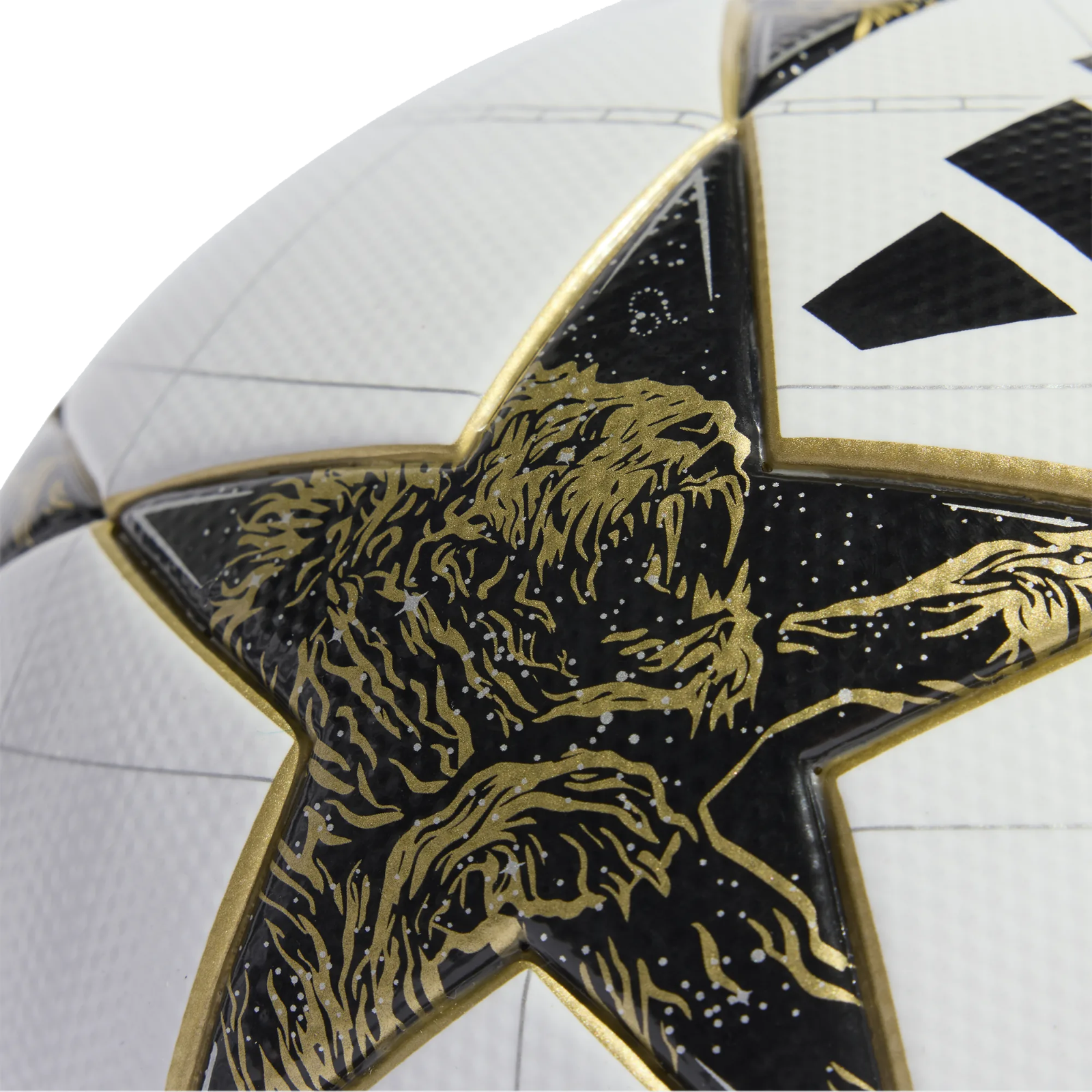 adidas UCL 25/26 League Top Match Ball (White/Black/Gold Metallic)