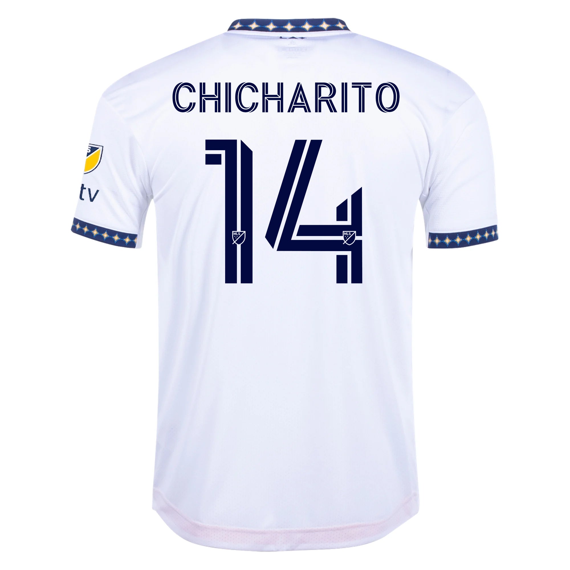 Adidas Chicharito La Galaxy Home Authentic Jersey 22/23 w/ MLS Patches (White) Size L