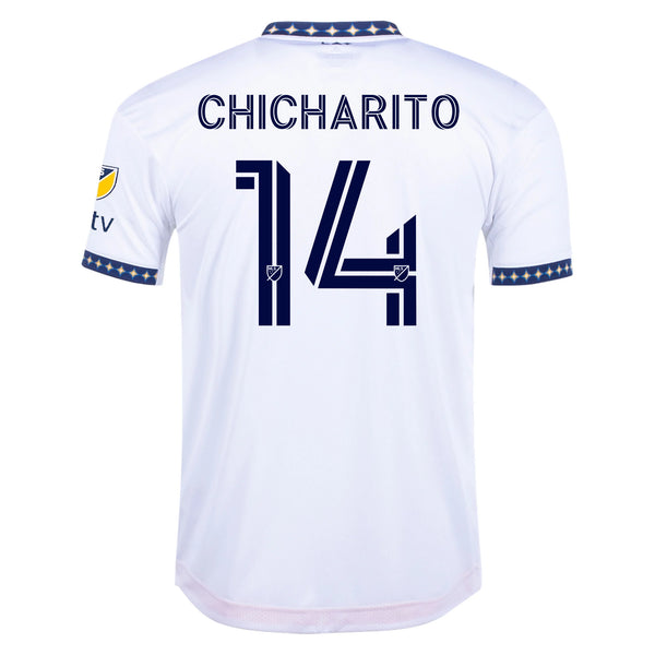 adidas Chicharito LA Galaxy Home Authentic Jersey 22/23 w/ MLS Patches -  Soccer Wearhouse