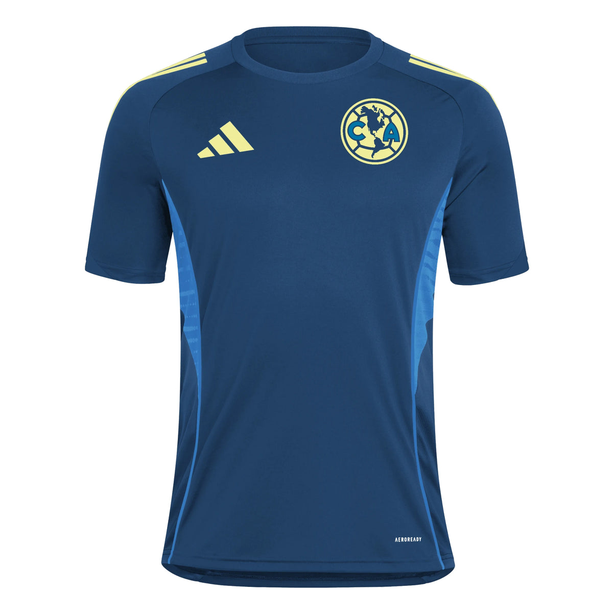 adidas Men's Club América Tiro 25 Training Jersey (Navy/Yellow)