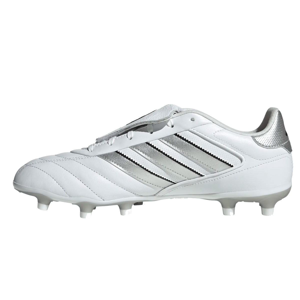 Adidas Copa Gloro II FG Soccer Cleats (White/Silver Metallic)