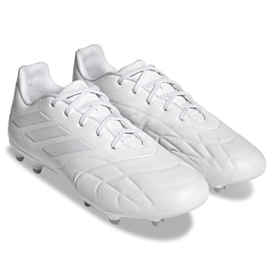 adidas Copa Pure.3 Firm Ground Soccer Cleats (White/White)