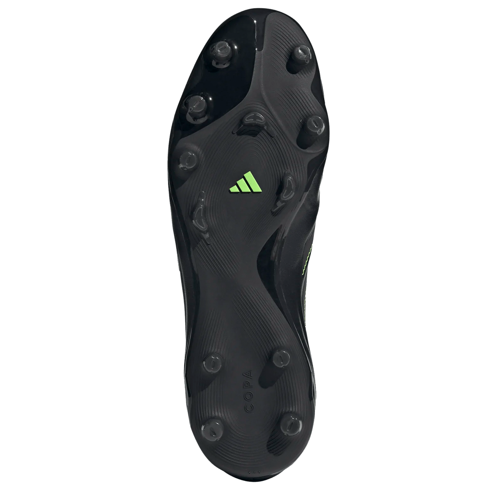 adidas Copa Pure III Pro Firm Ground Soccer Cleats (Black/Lucid Lemon)