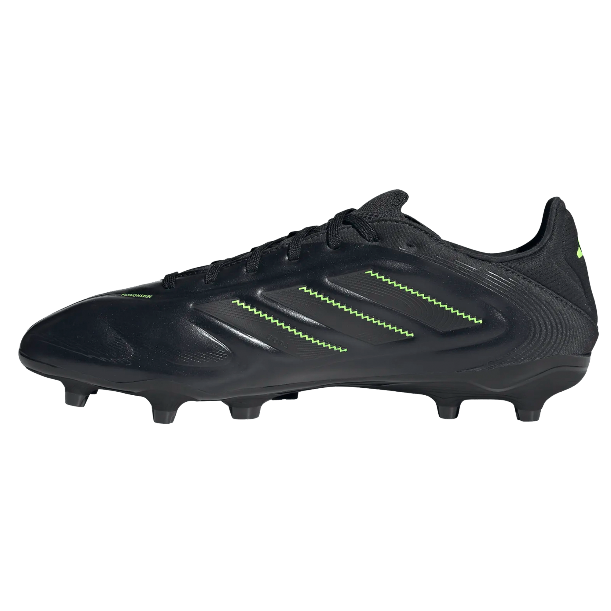 adidas Copa Pure III Pro Firm Ground Soccer Cleats (Black/Lucid Lemon)