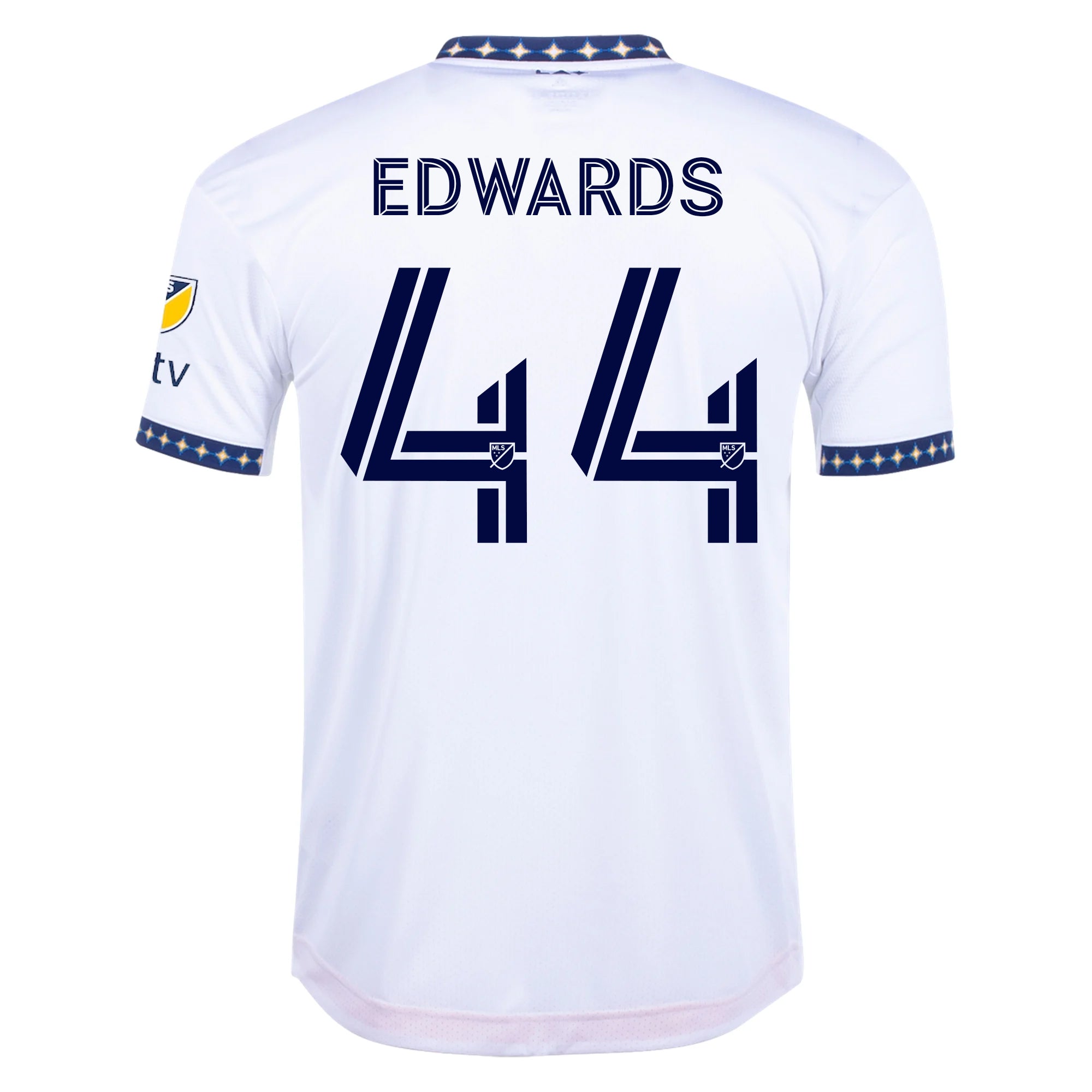 Adidas Edwards La Galaxy Home Authentic Jersey 22/23 w/ MLS Patches (White) Size XL