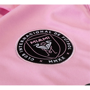 adidas Inter Miami Jordi Alba Home Jersey 23/24 w/ MLS + Leagues Cup Patch + Match Details (True Pink/Black)
