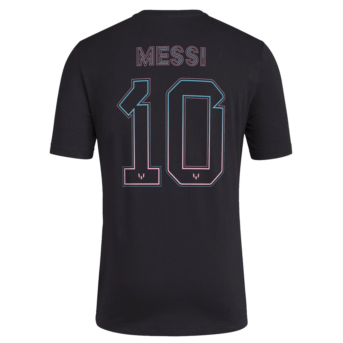 adidas Leonel Messi Miami Hero #10 T-Shirt (Black) - Soccer Wearhouse