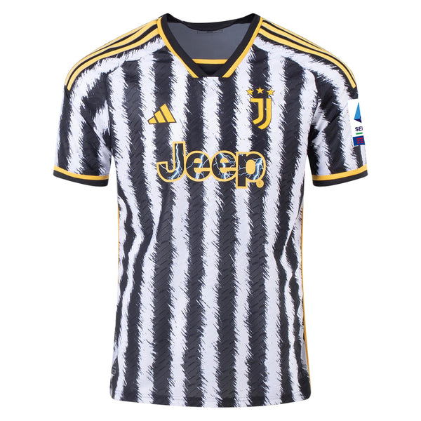 adidas Alex Sandro Juventus Home Authentic Jersey 23/24 w/ Serie A Pat ...