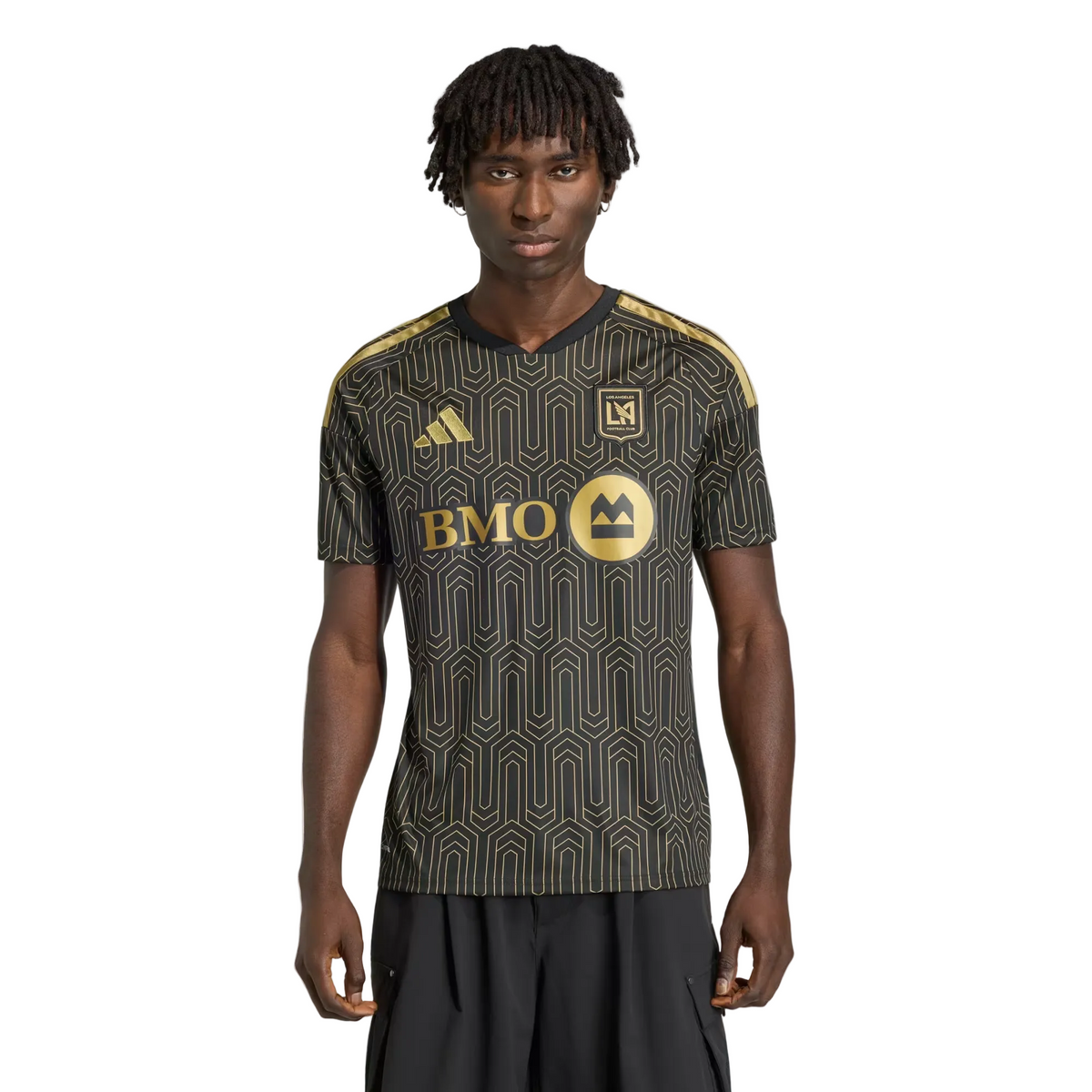 adidas Men's LAFC Replica Home Jersey 26/27 (Black/Gold)