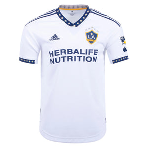 adidas Aude LA Galaxy Home Authentic Jersey 22/23 w/ MLS Patches (White)