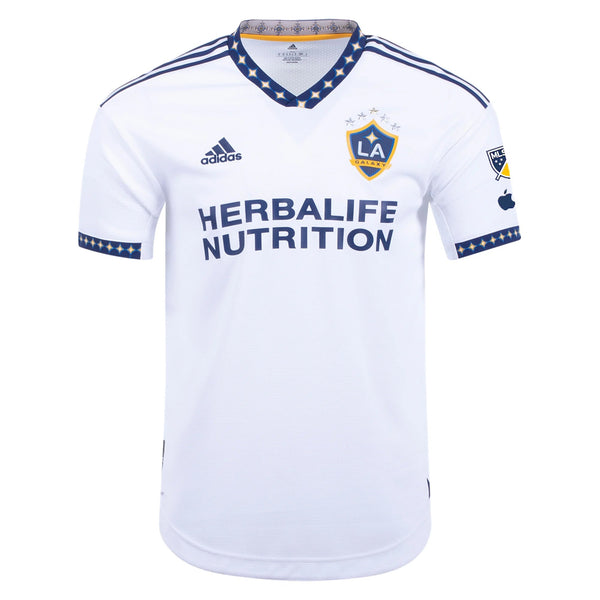 Adidas LA Galaxy Home Jersey In White & Navy - Buy now - Soccer Wearhouse