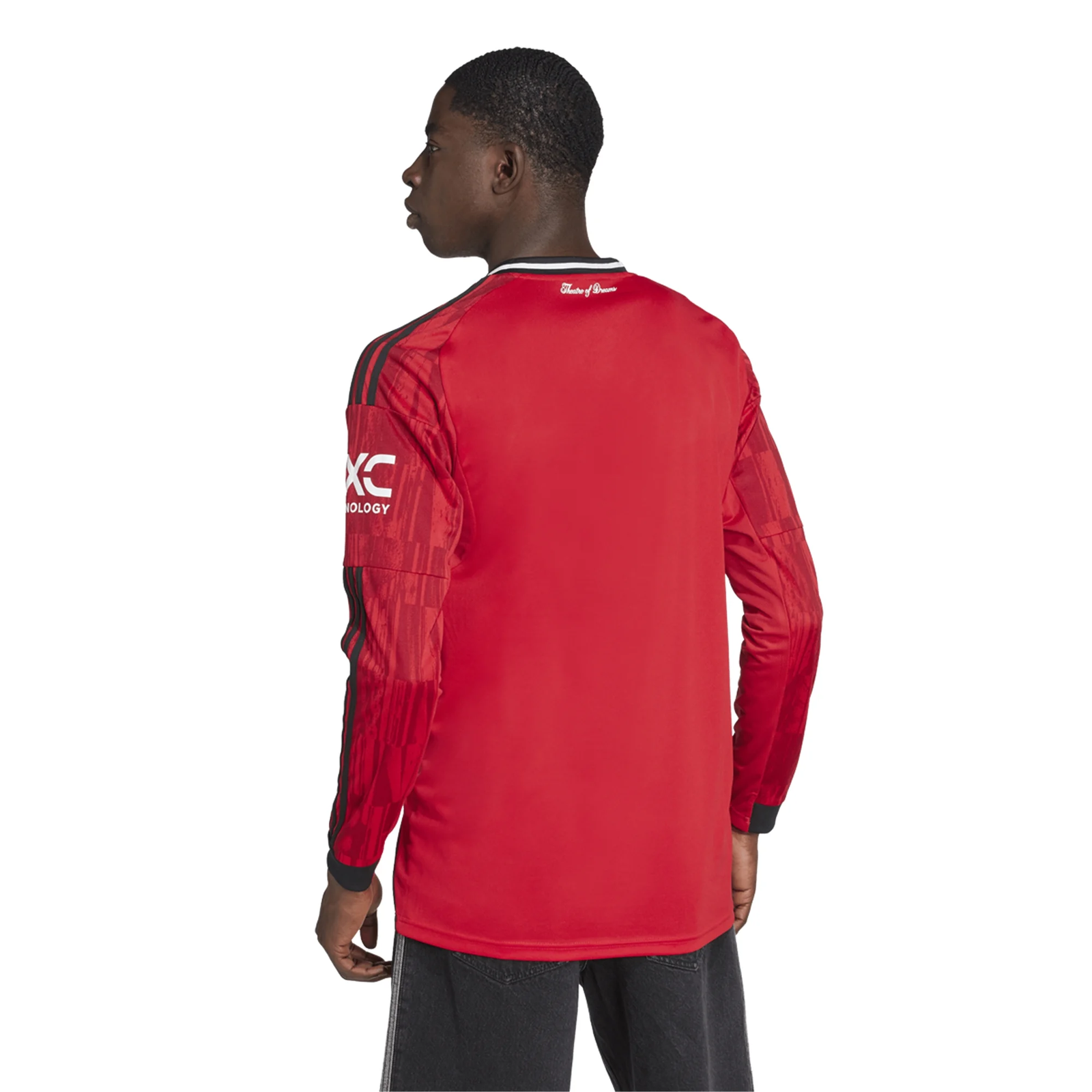 adidas Manchester United Long Sleeve Home Jersey 25/26 (Red)