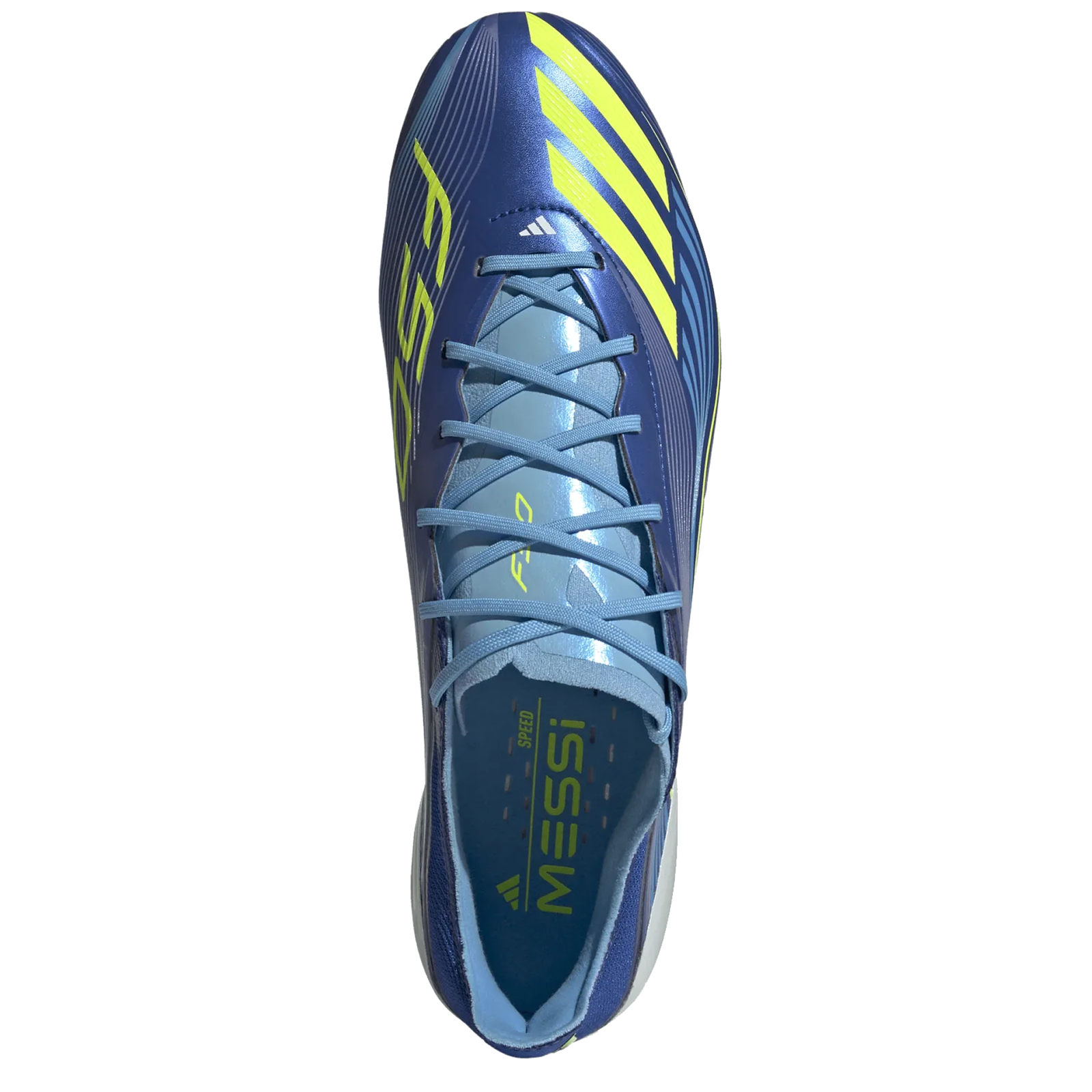 adidas Messi F50 Elite FG Soccer Cleats (Royal Blue/Solar Yellow)