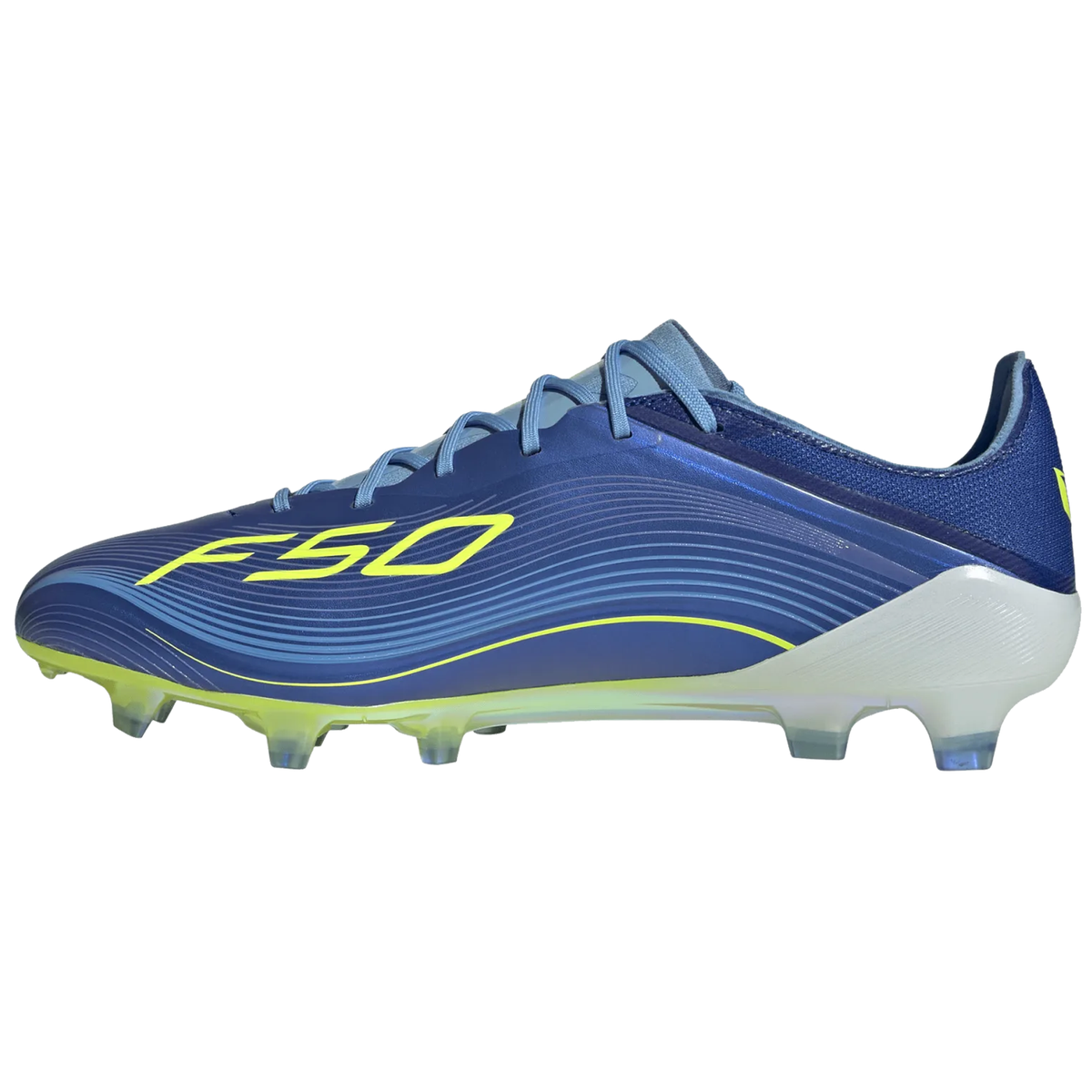 adidas Messi F50 Elite FG Soccer Cleats (Royal Blue/Solar Yellow)