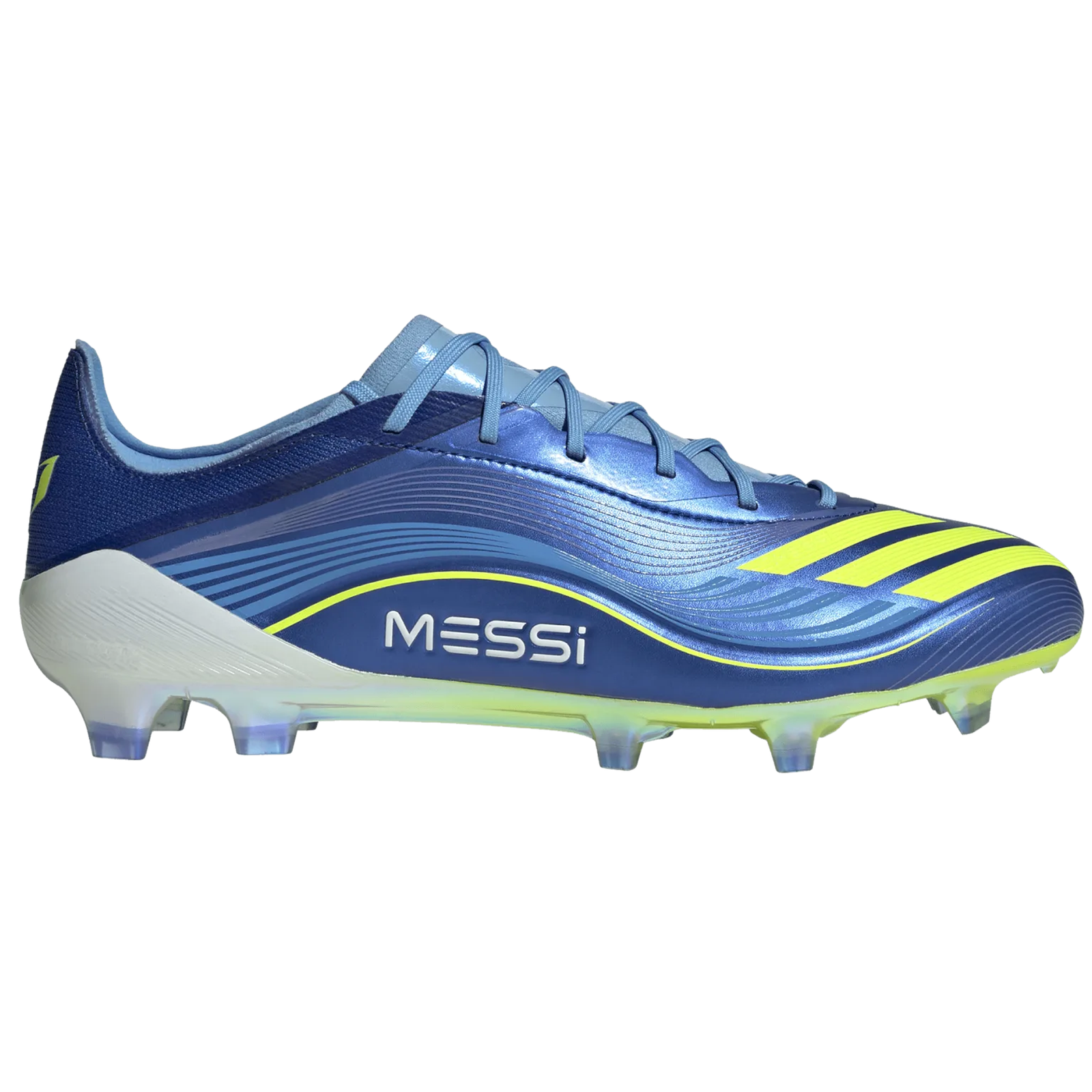 adidas Messi F50 Elite FG Soccer Cleats (Royal Blue/Solar Yellow)