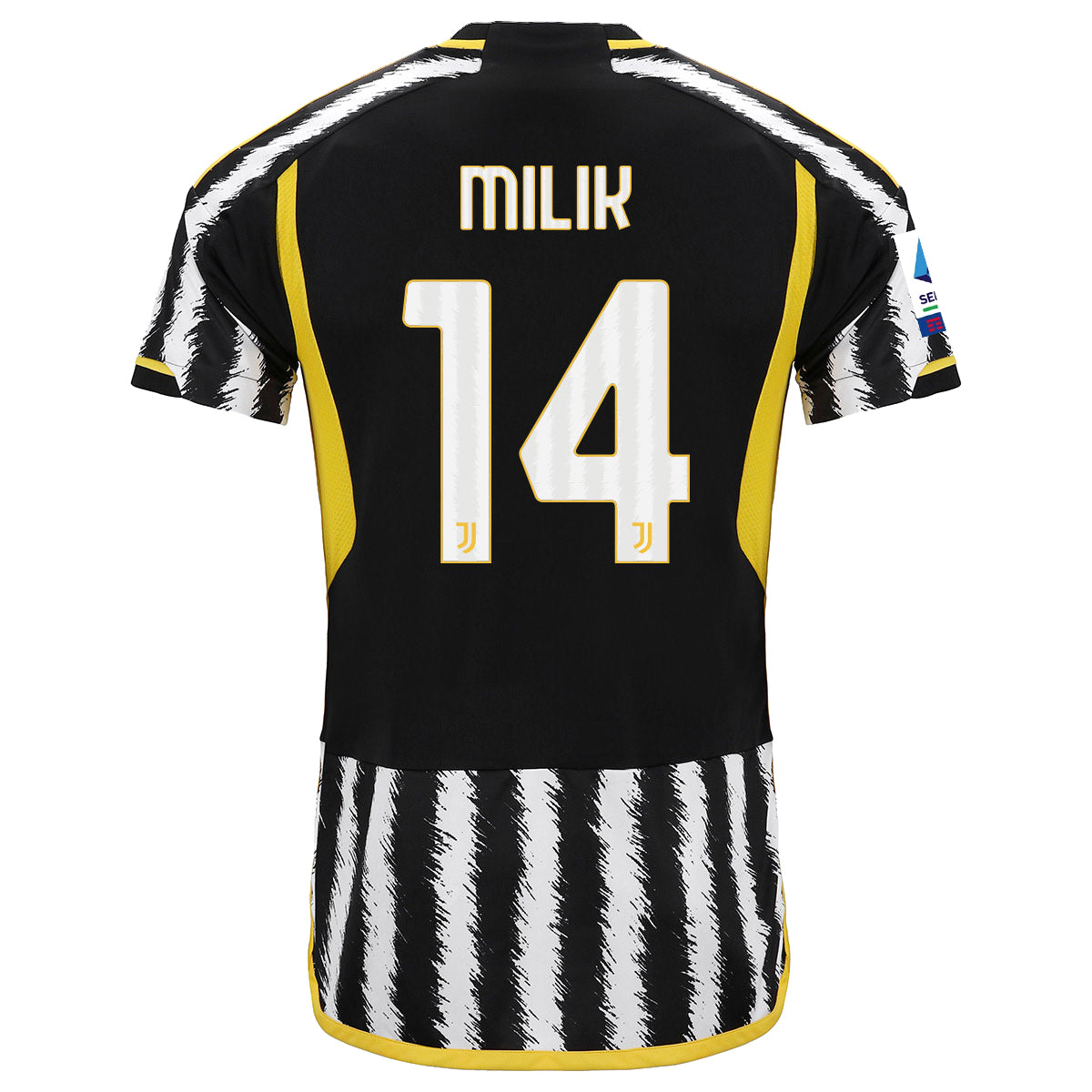 adidas Milik Juventus Home Authentic Jersey 23/24 w/ Serie A Patch
