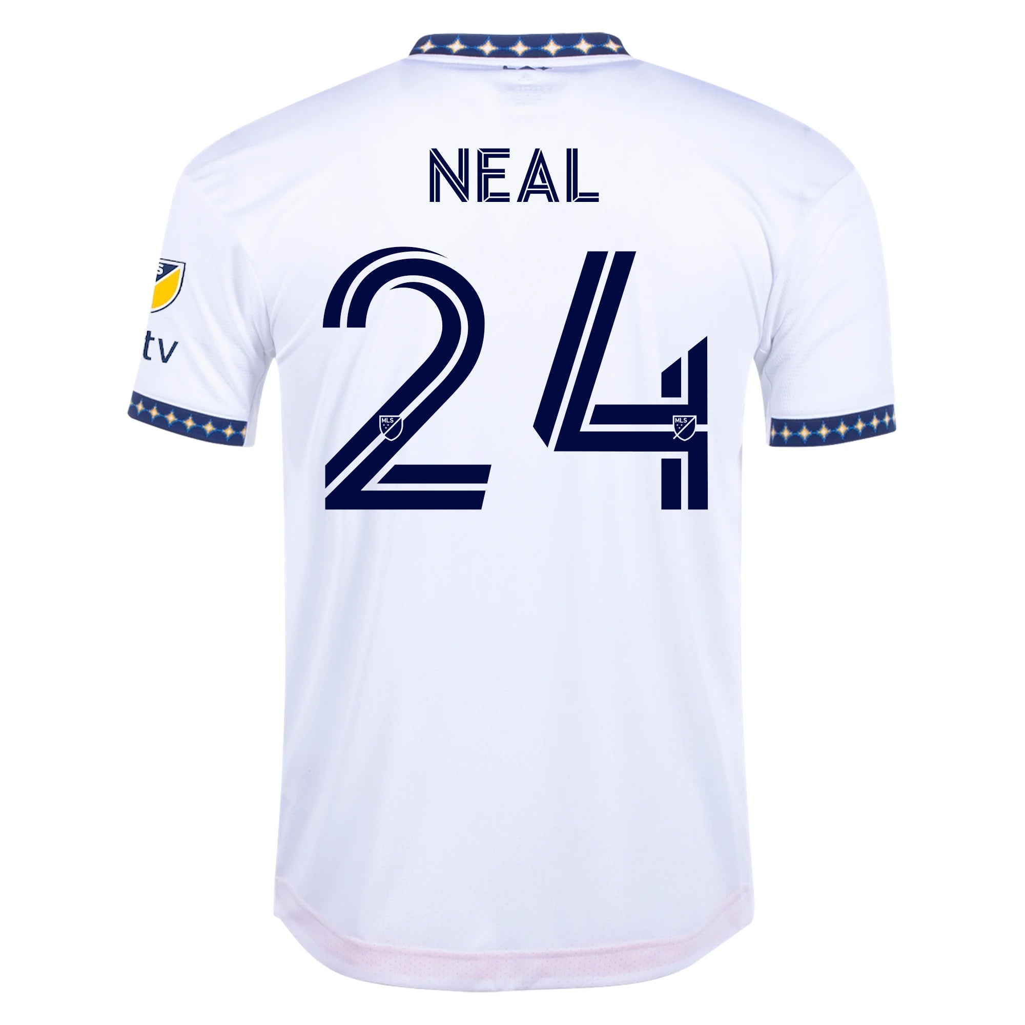 Adidas Neal La Galaxy Home Authentic Jersey 22/23 w/ MLS Patches (White) Size XL