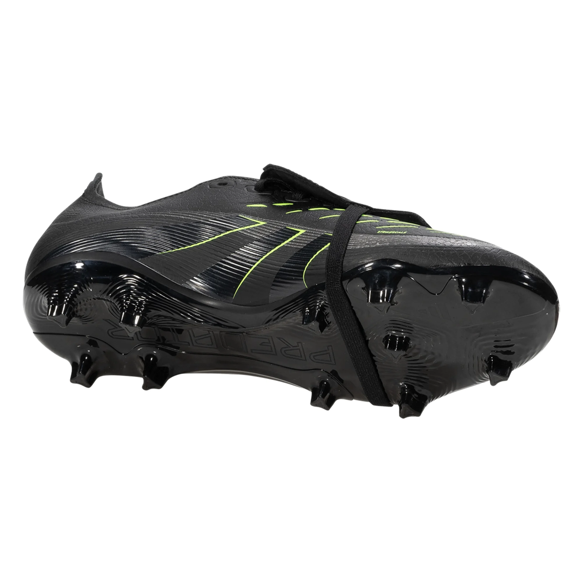 adidas Predator League Firm Ground/Multiground Soccer Cleats (Black/Lucid Lemon)