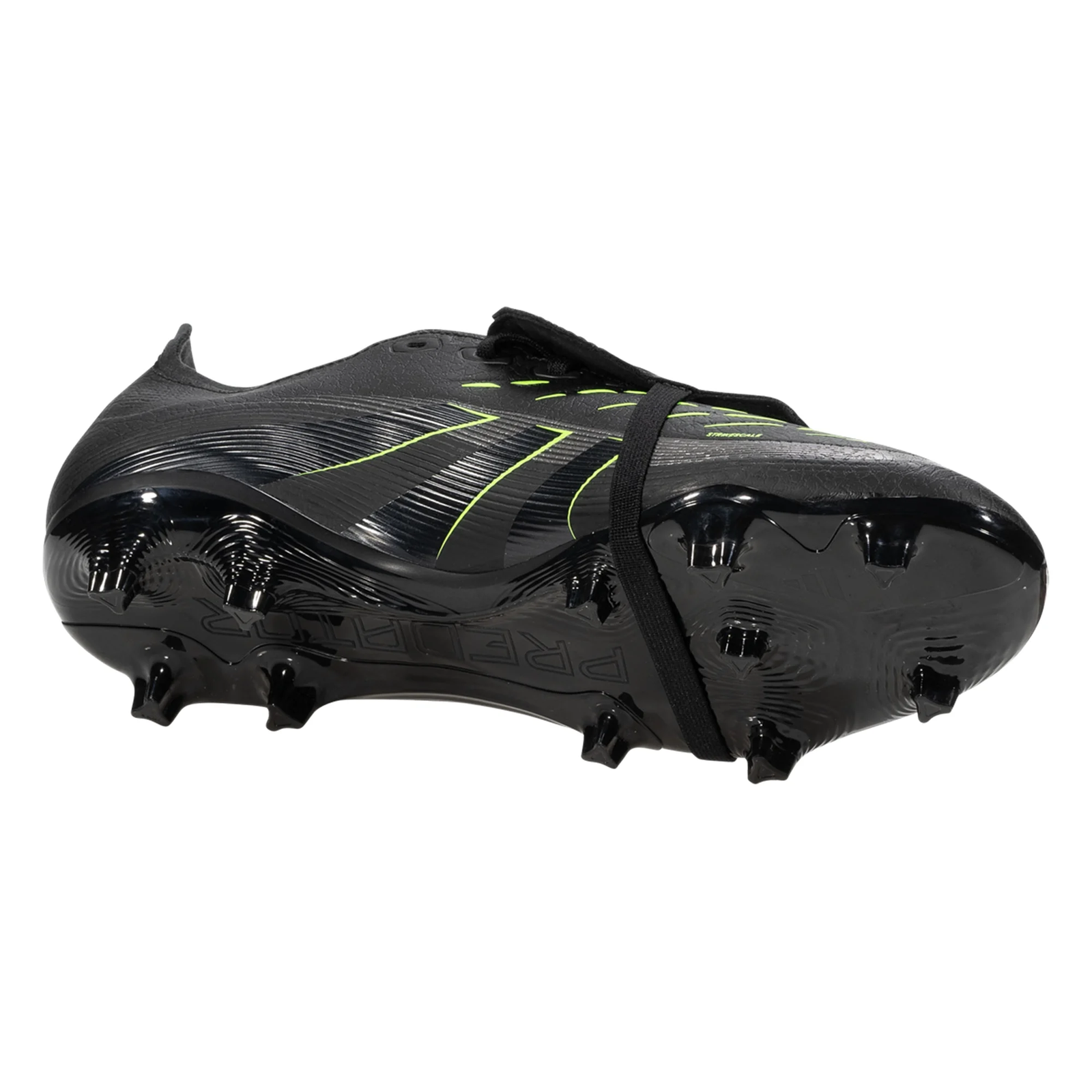 adidas Predator League Firm Ground/Multiground Soccer Cleats (Black/Lucid Lemon)