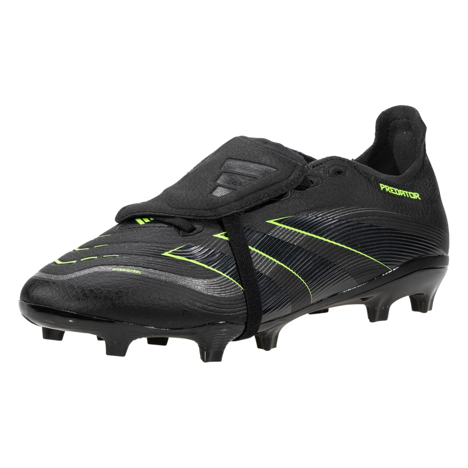 adidas Predator League Firm Ground/Multiground Soccer Cleats (Black/Lucid Lemon)