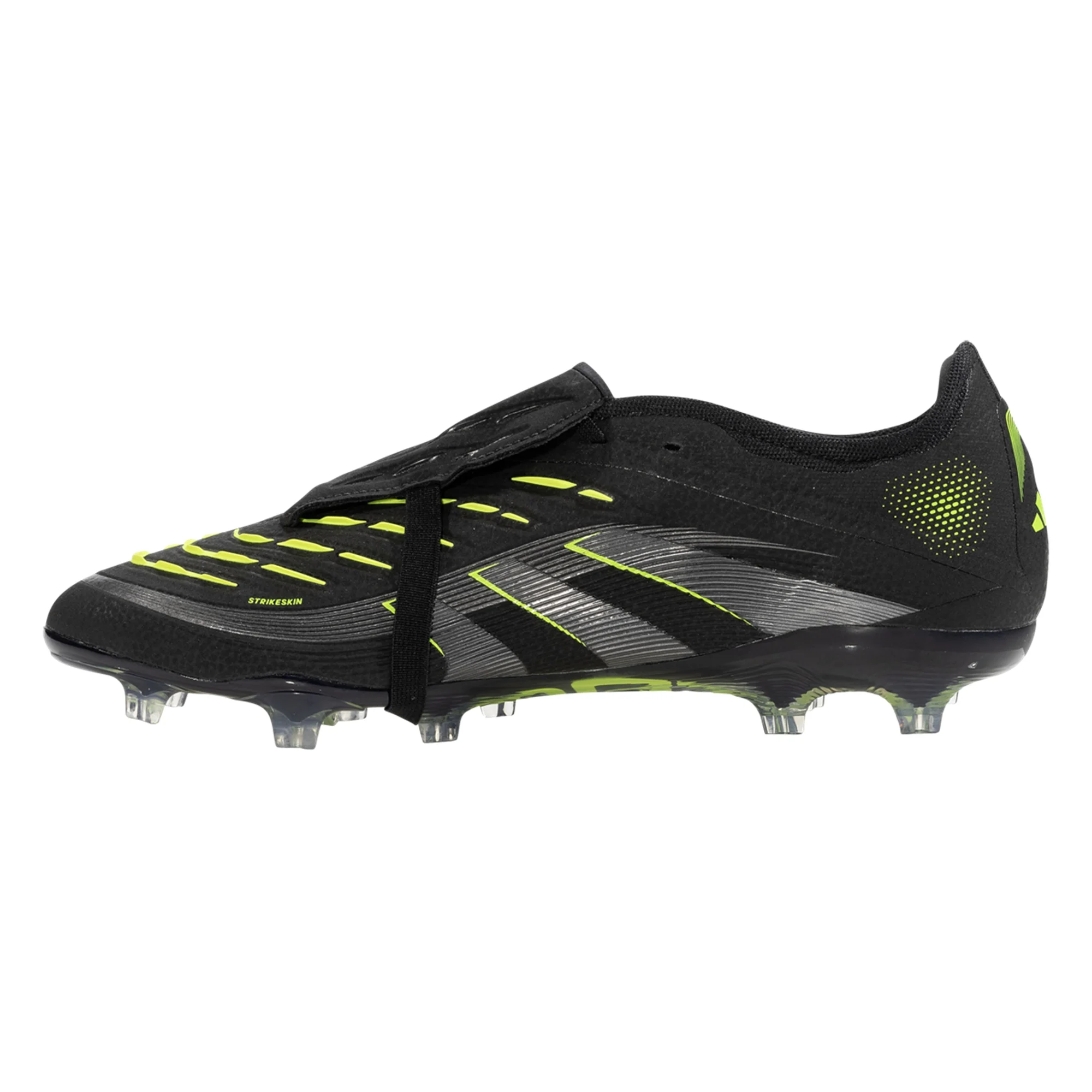 adidas Predator Pro FT Firm Ground Soccer Cleats (Black/Lucid Lemon)