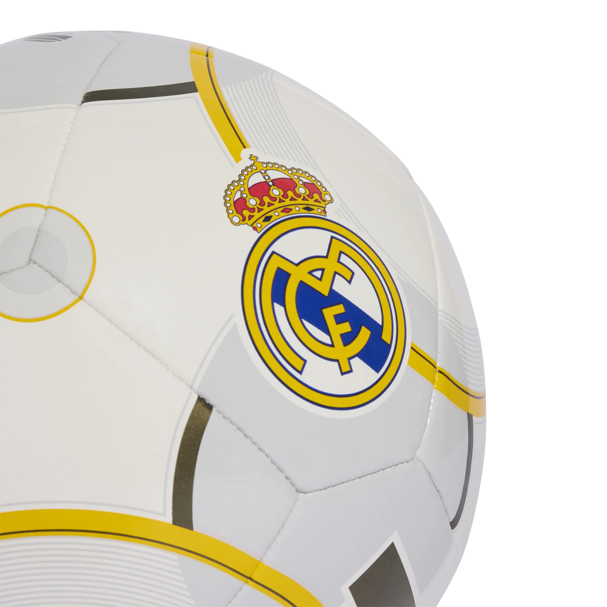 adidas Real Madrid Club Home Ball 25/26 (White/Gold)