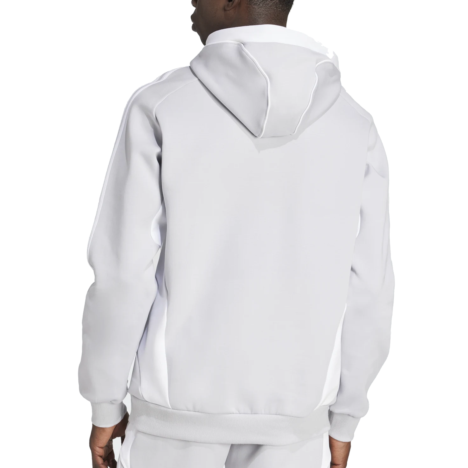 adidas Real Madrid 25/26 UBP Travel Hoodie (Light Solid Grey/White)