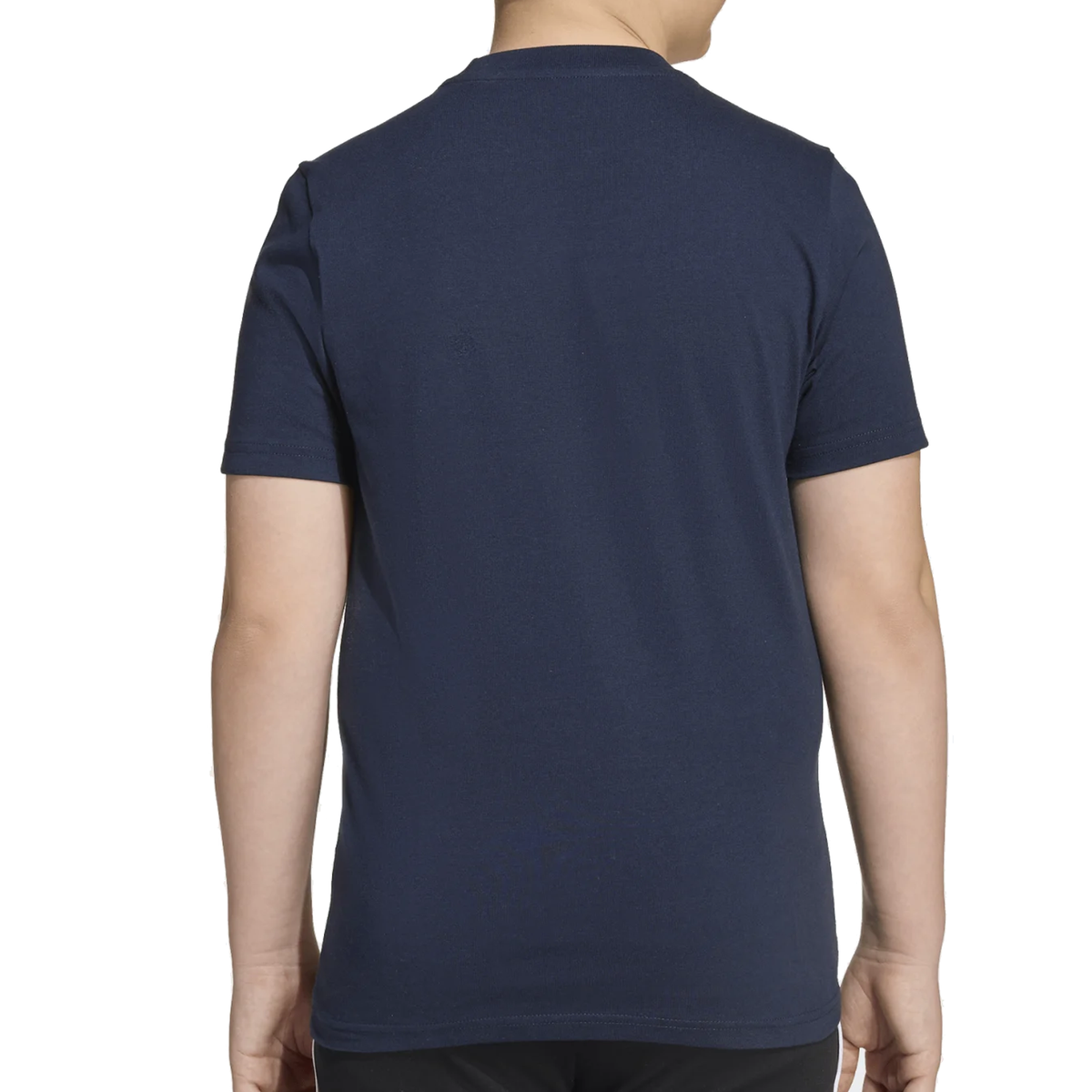 adidas Youth Real Madrid 25/26 Lettering T-Shirt (Legend Ink/White)