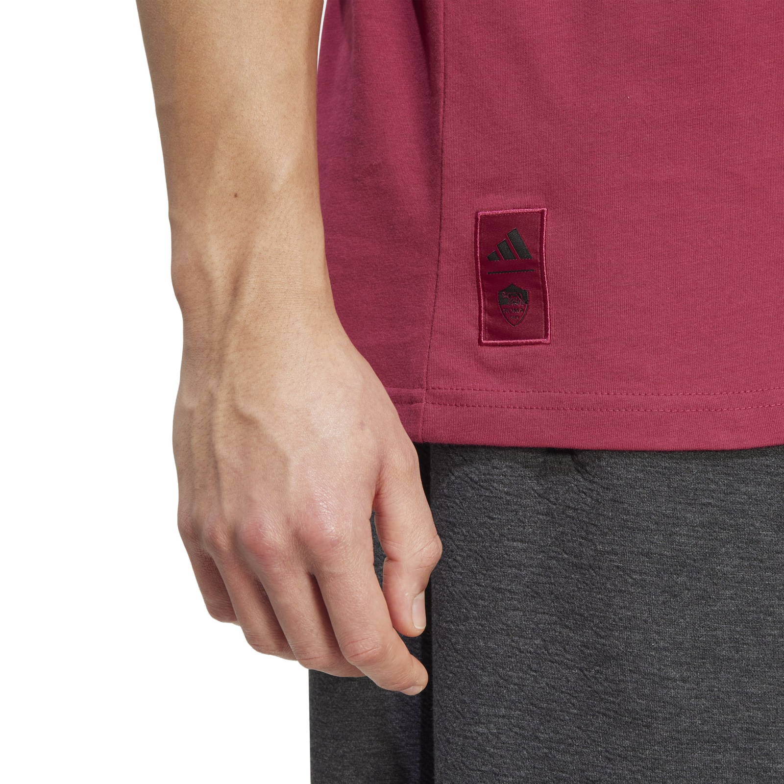 adidas Mens Roma Season Graphic T-Shirt (Legend Burgundy/Black)