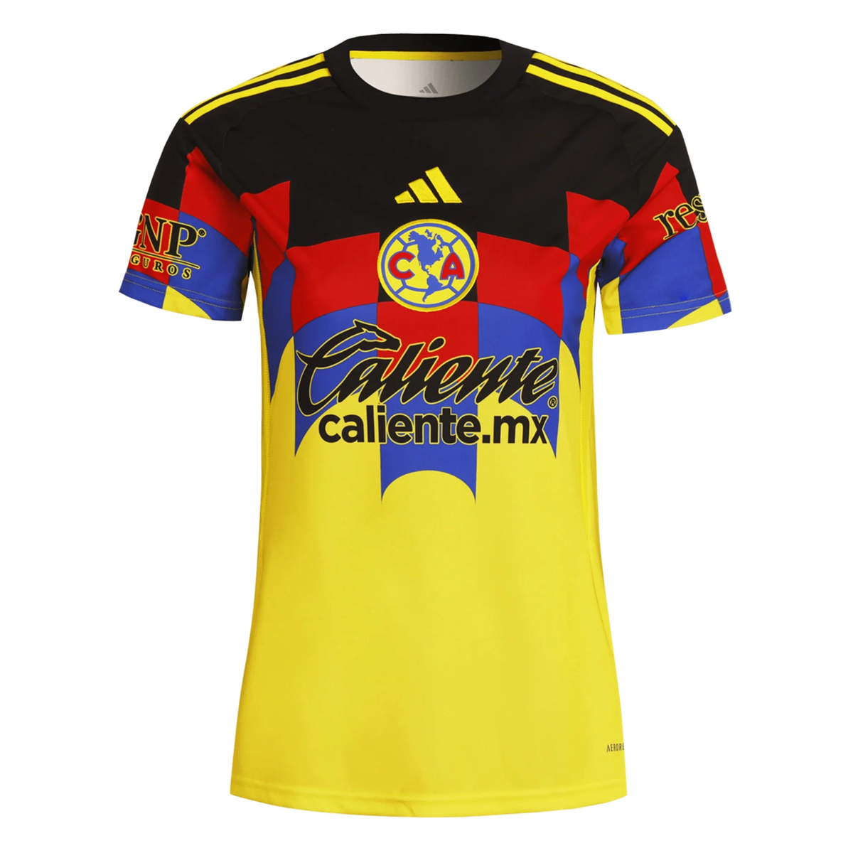 adidas Womens Club America Home Jersey 25/26 (Yellow