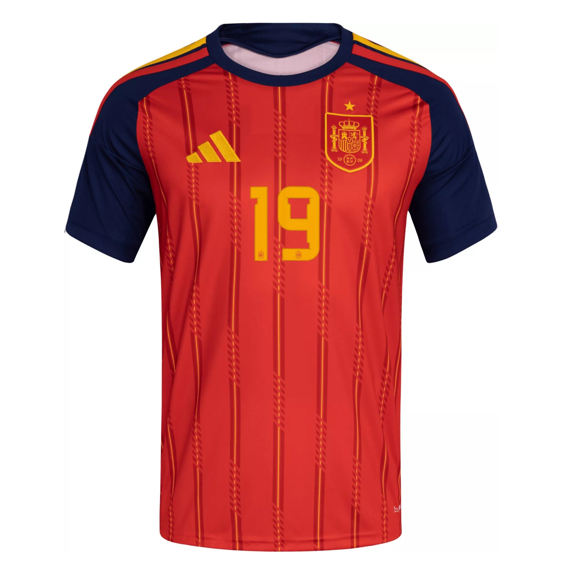 adidas Men's Lamine Yamal Spain World Cup Home Jersey 2026 (Vivid Red)