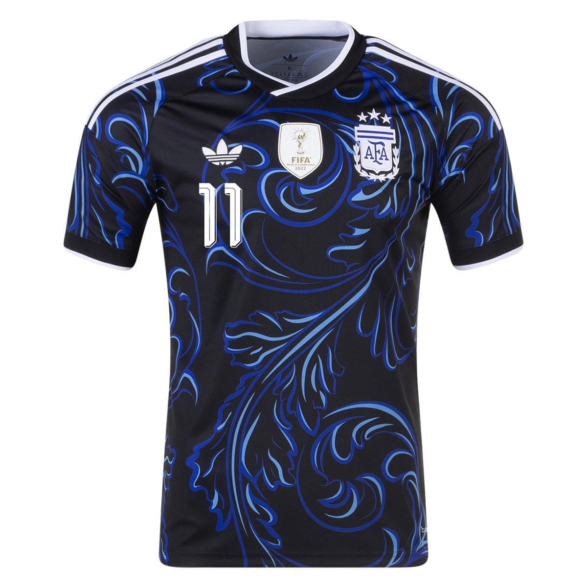 adidas Men's Argentina Angel Di Maria Away Stadium Jersey 2026 (Black/Blue)