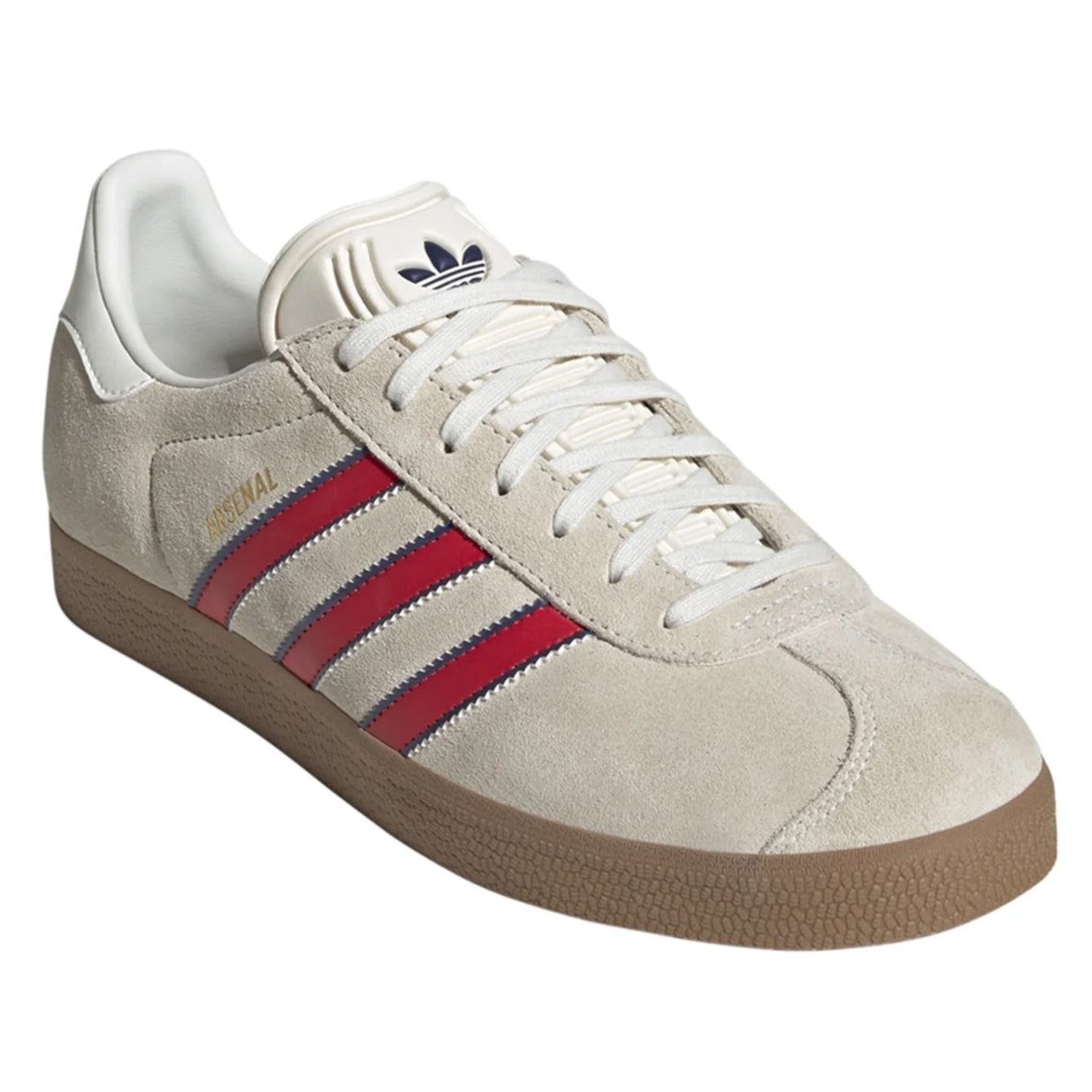 adidas Arsenal Gazelle Terrace Soccer Shoe (Offwhite/Better Scarlet/Night Sky)