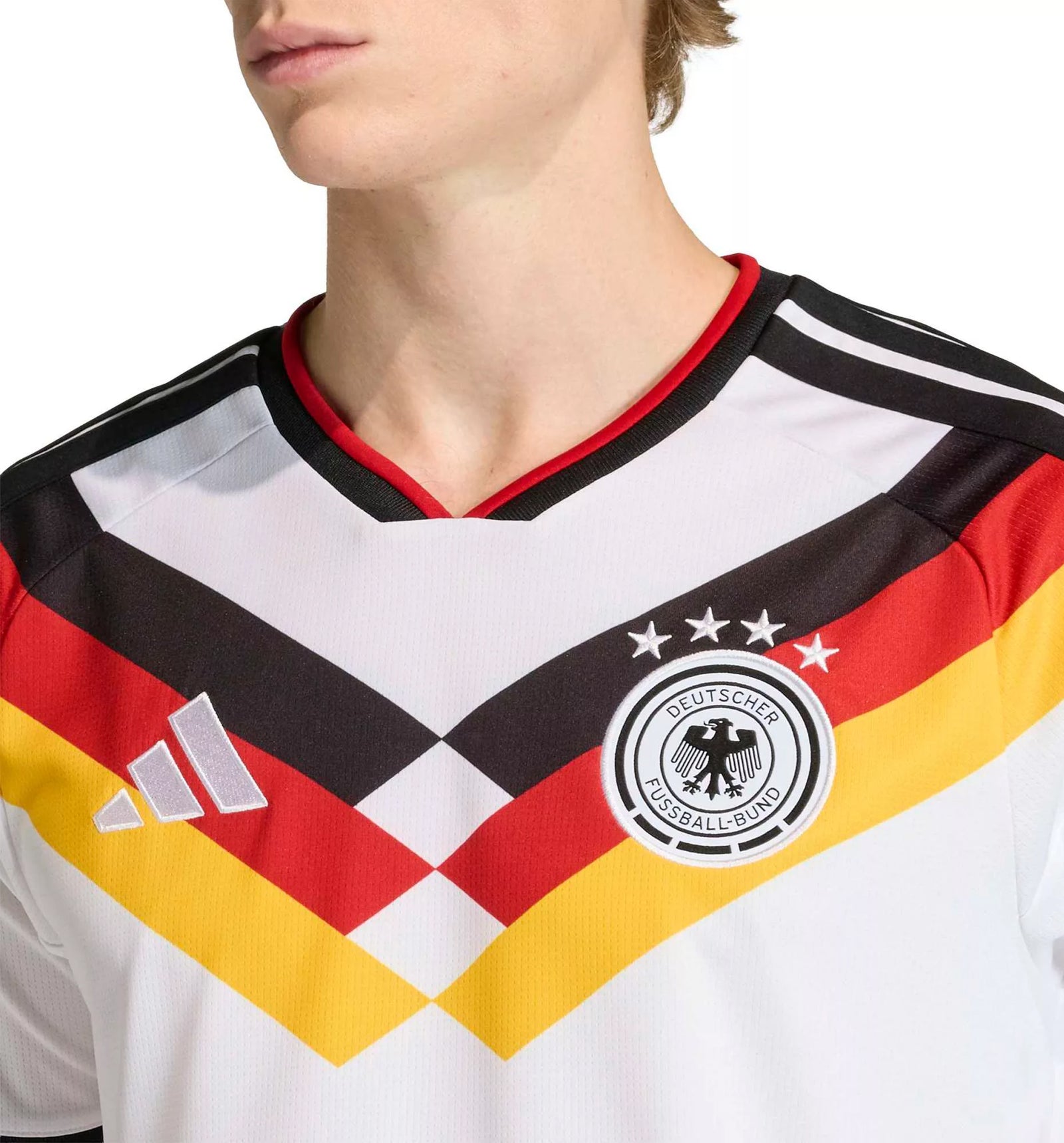 adidas Men's Wirtz Germany Home World Cup Jersey 2026 (White/Black)