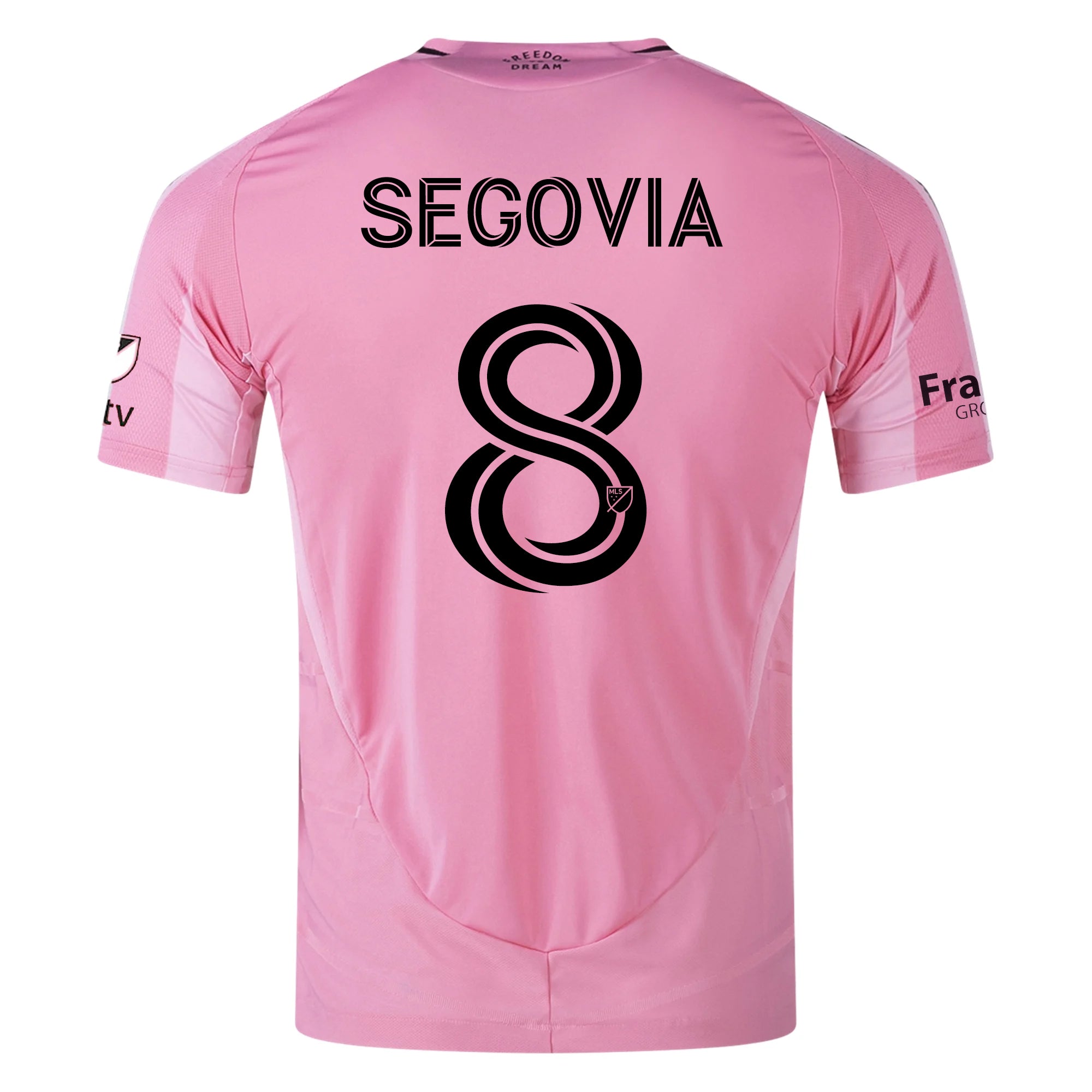 adidas Telasco Segovia Inter Miami CF Authentic Home Jersey 25/26 w/ MLS Patches + Sponsor (Easy Pink)