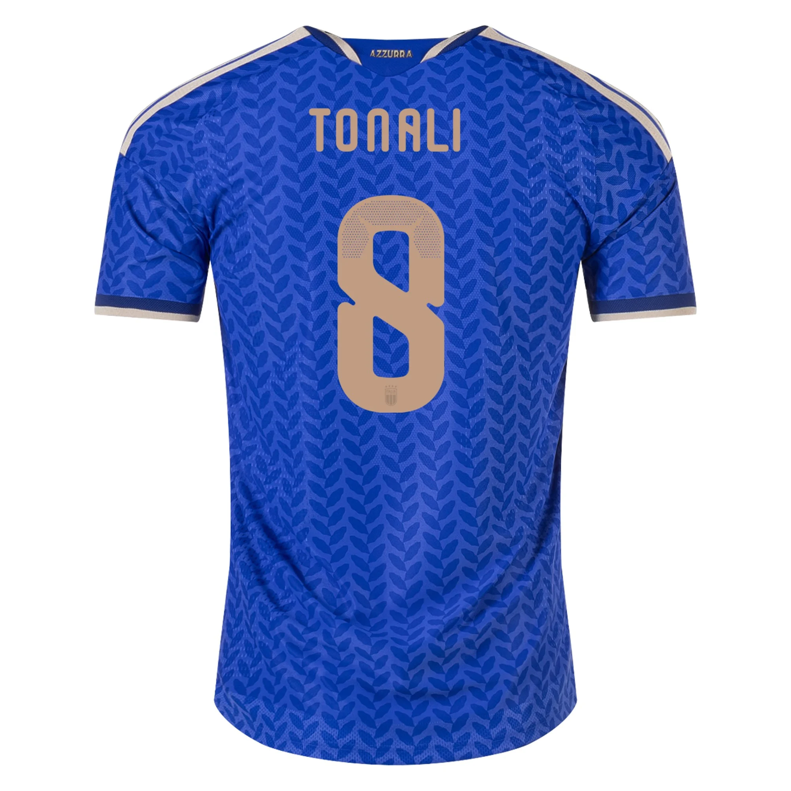 adidas Men's Tonali Italy 2026 Authentic Home Jersey (Bold Blue)