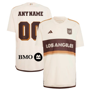 adidas LAFC Any Name Custom Third Jersey 24/25 (Linen/Dark Brown)