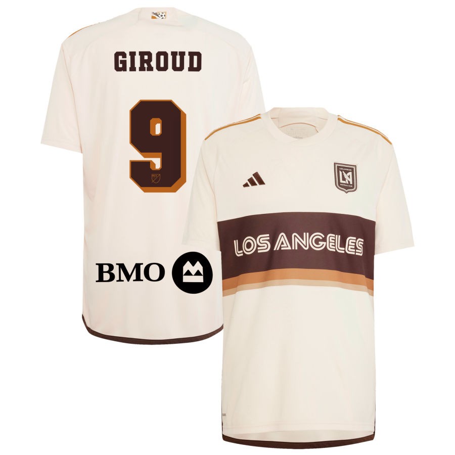 adidas LAFC Olivier Giroud Third Jersey 24/25 (Linen/Dark Brown