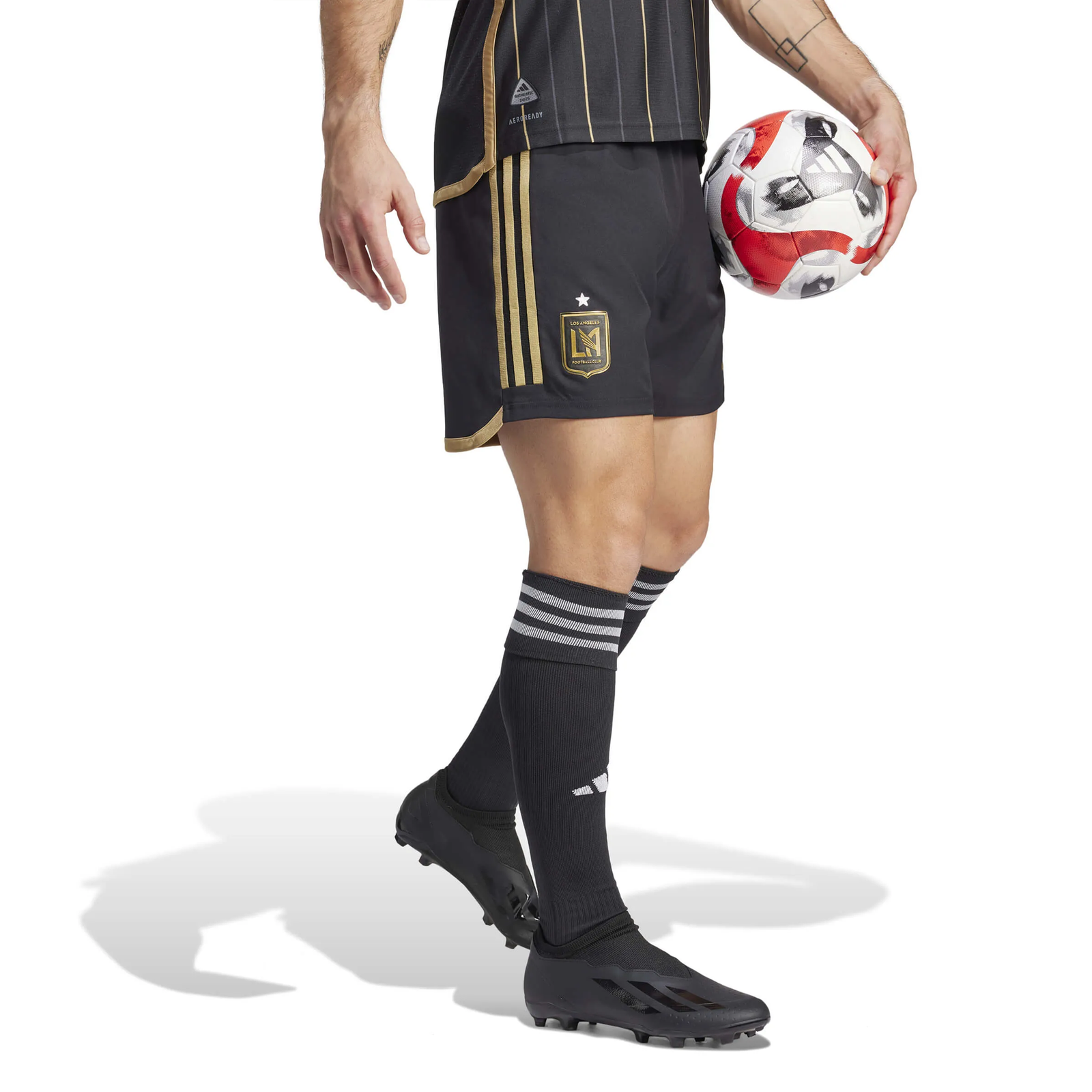 adidas LAFC Authentic Home Short (Black/Gold)