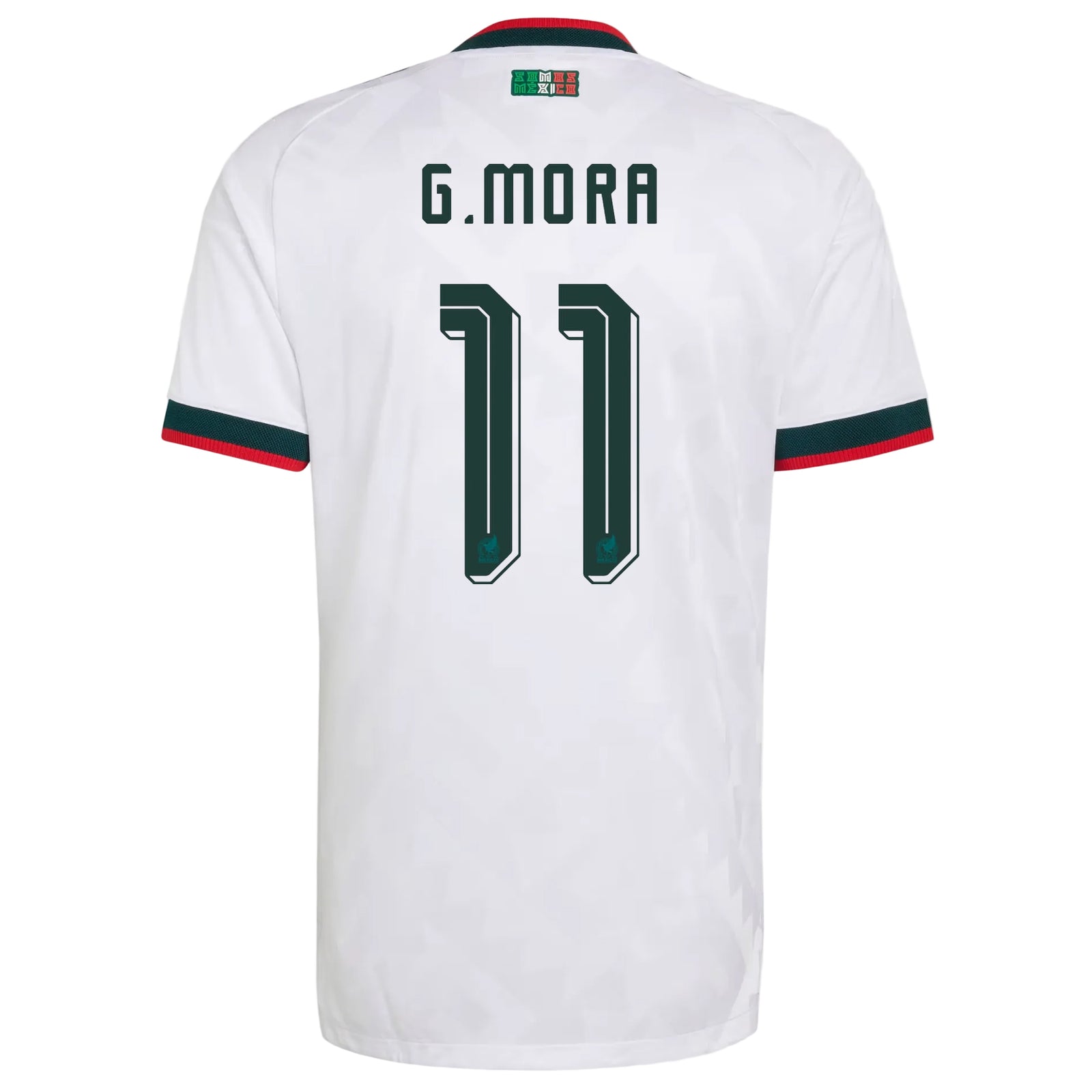adidas Men's Mexico Gilberto Mora Authentic Match Away Jersey 2026 (White)