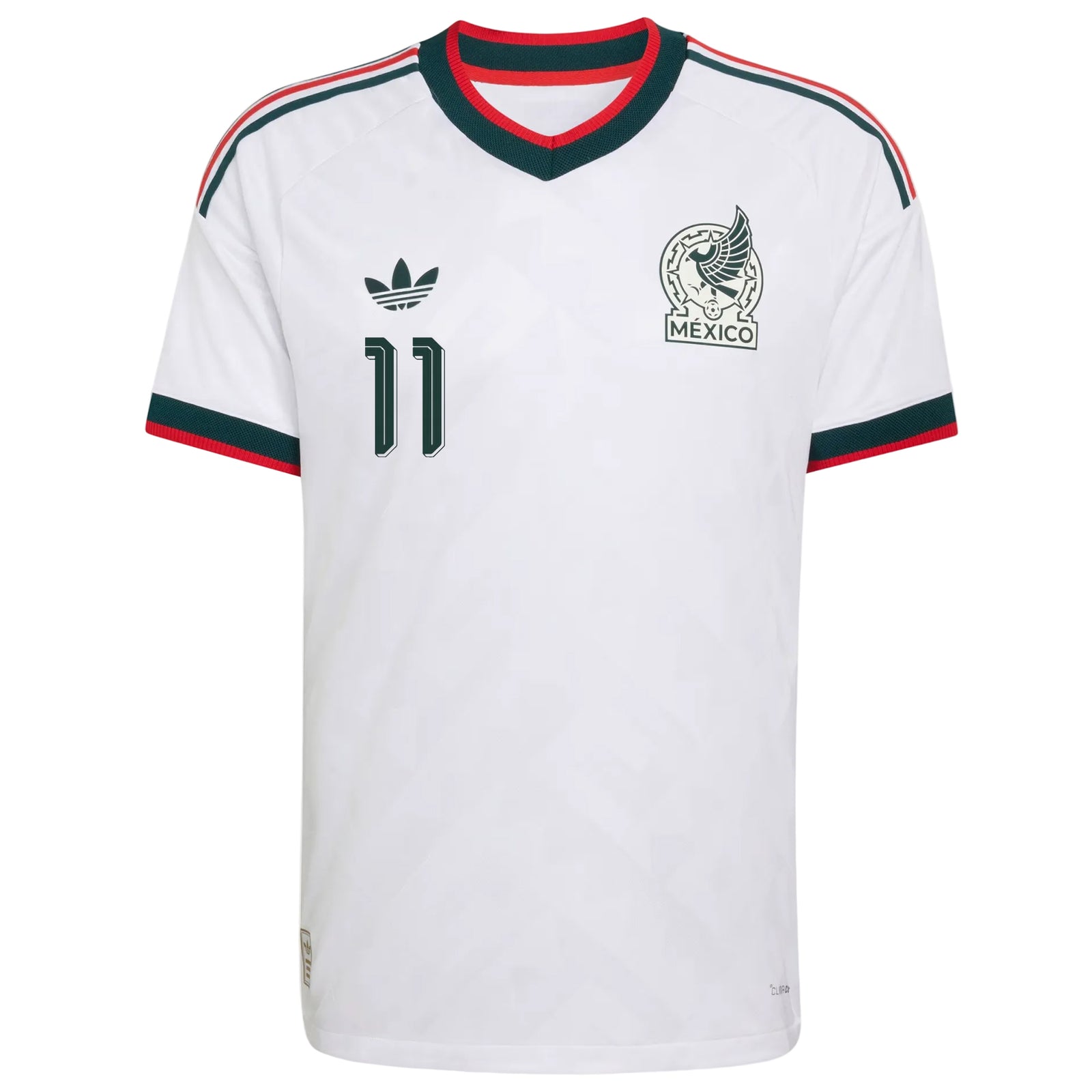 adidas Men's Mexico Gilberto Mora Authentic Match Away Jersey 2026 (White)