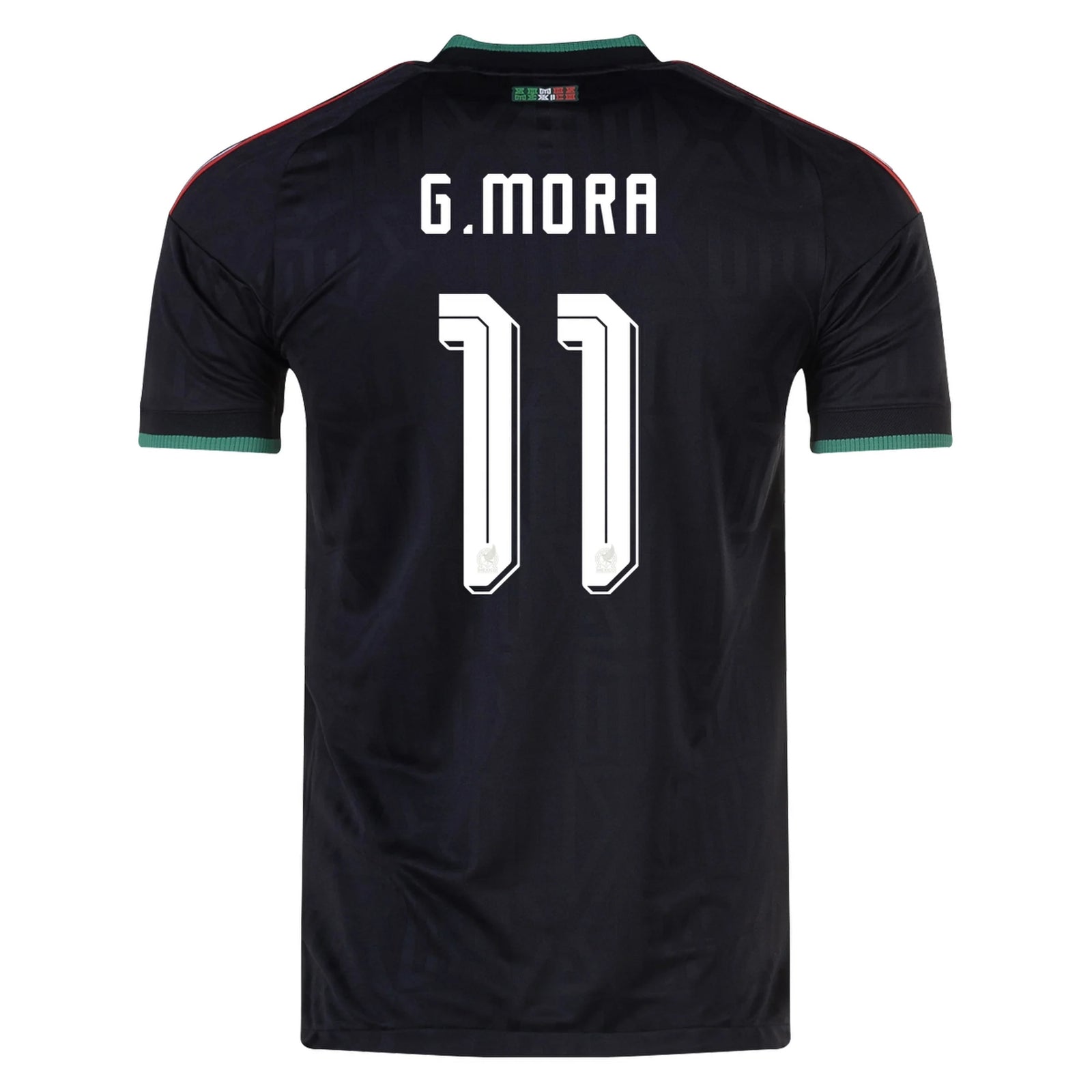 adidas Men's Mexico G. Mora Authentic Match Third Jersey 2026 (Black)