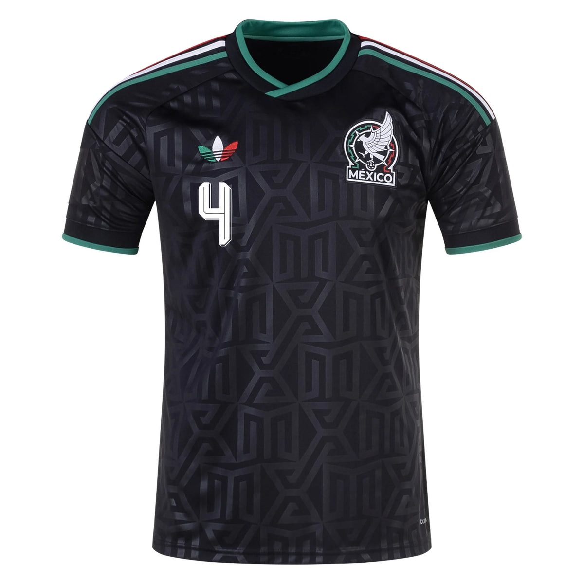 adidas Men's Mexico Edson Alvarez Stadium Third Jersey 25/26 (Black)