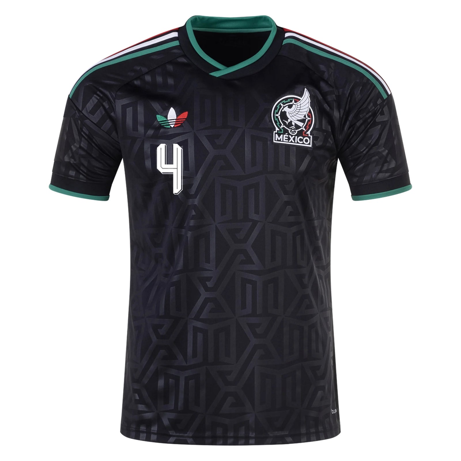 adidas Men's Mexico Edson Alvarez Stadium Third Jersey 25/26 (Black)