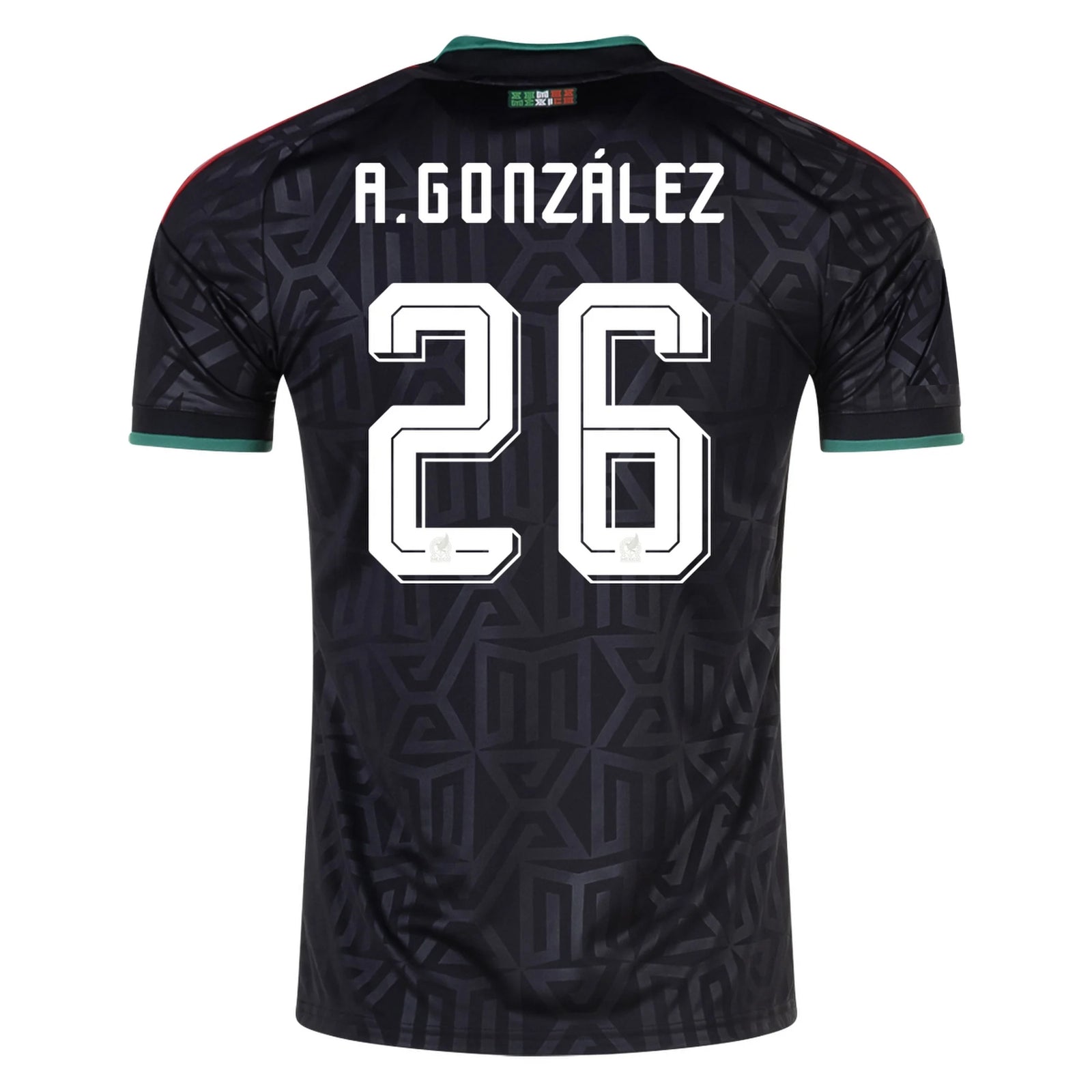 adidas Men's Mexico Armando Hormiga Gonzalez Stadium Third Jersey 25/26 (Black)