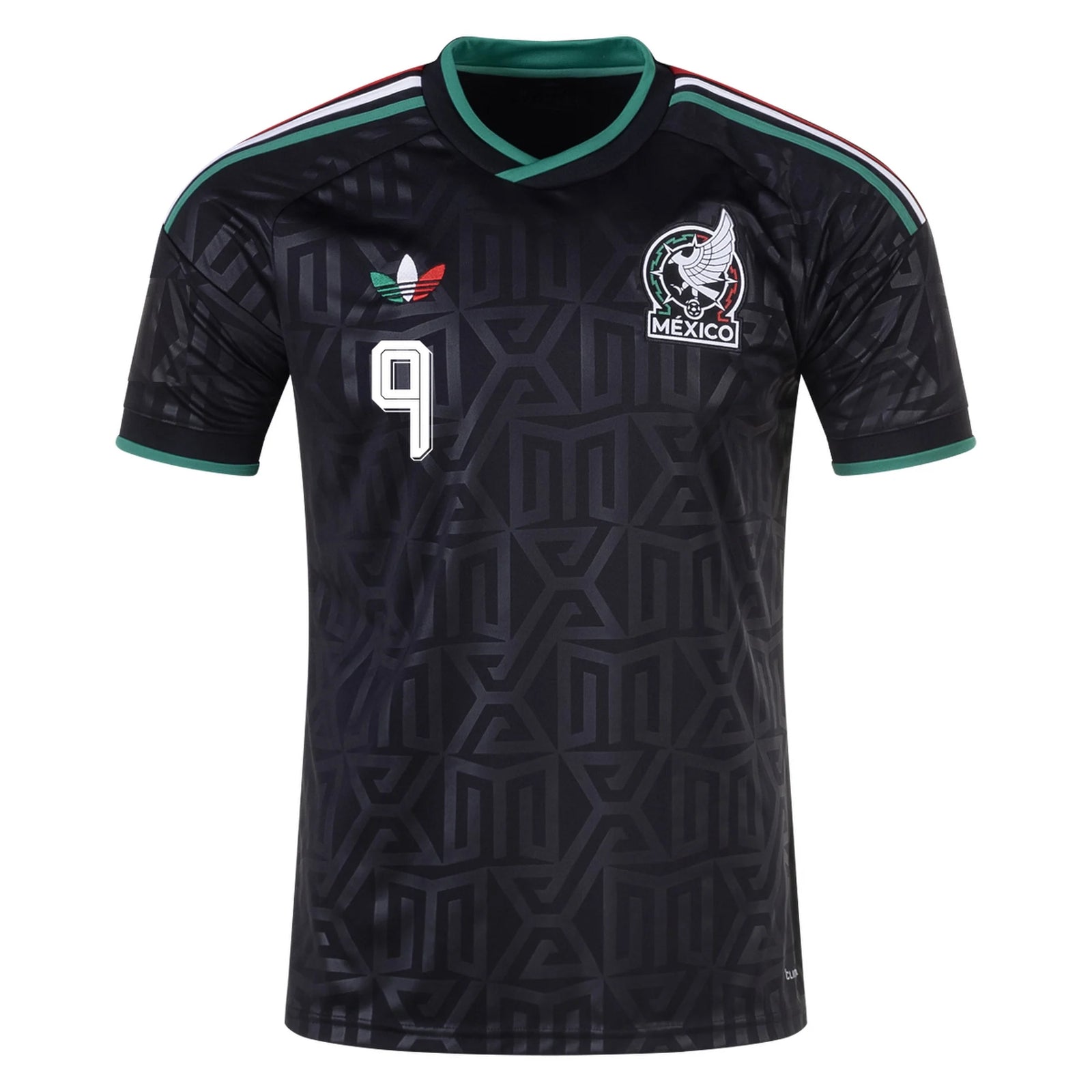 adidas Men's Mexico Raul Jimenez Stadium Third Jersey 25/26 (Black)