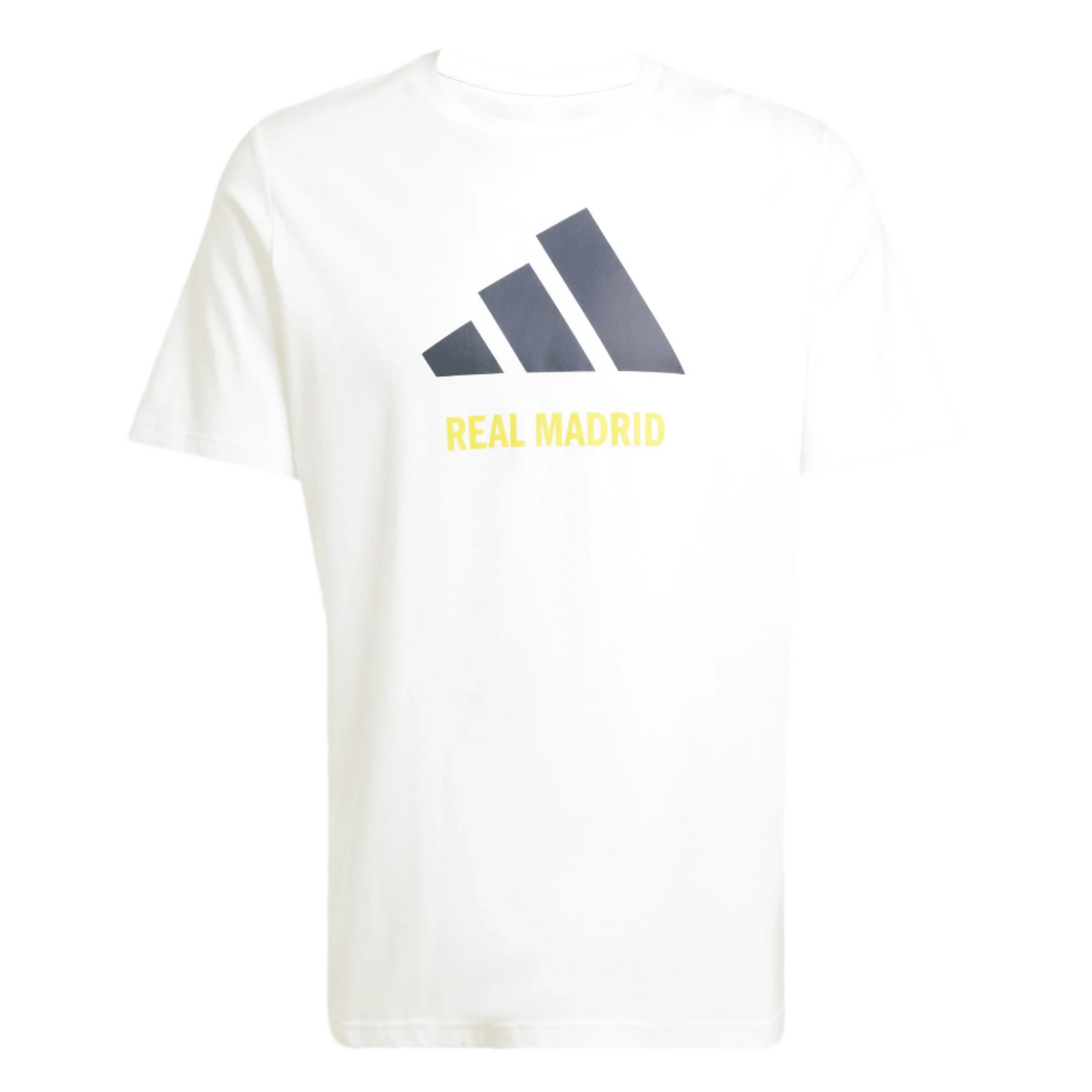 adidas Real Madrid Letter Logo T-Shirt (White)