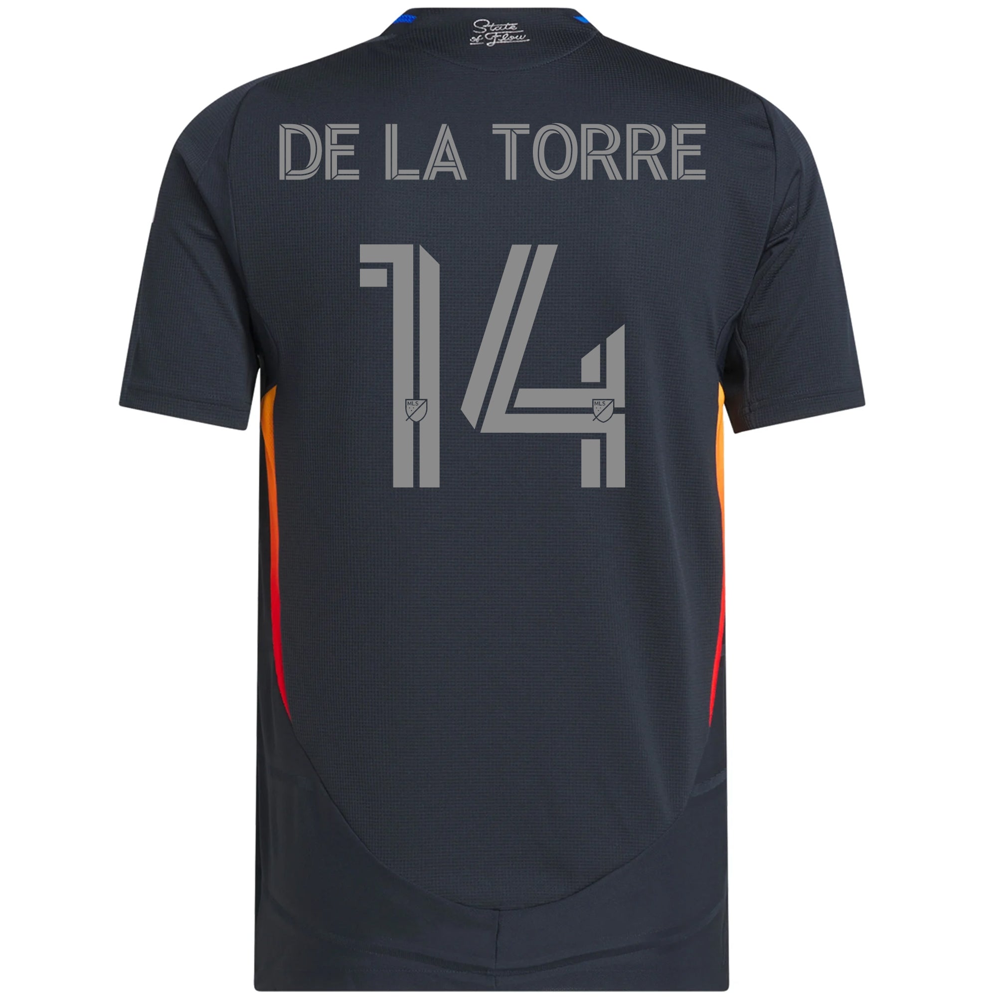 adidas Luca De La Torre San Diego FC Authentic Home Jersey w/ MLS + Apple TV Patches 25/26 (Night Navy)
