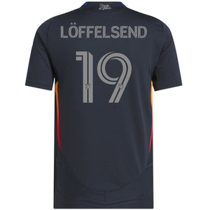 adidas Jasper Löffelsend San Diego FC Authentic Home Jersey w/ MLS + Apple TV Patches 25/26 (Night Navy)